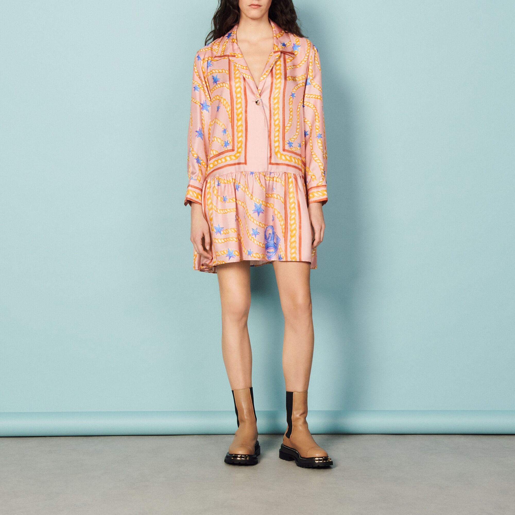 Robe discount sandro soie