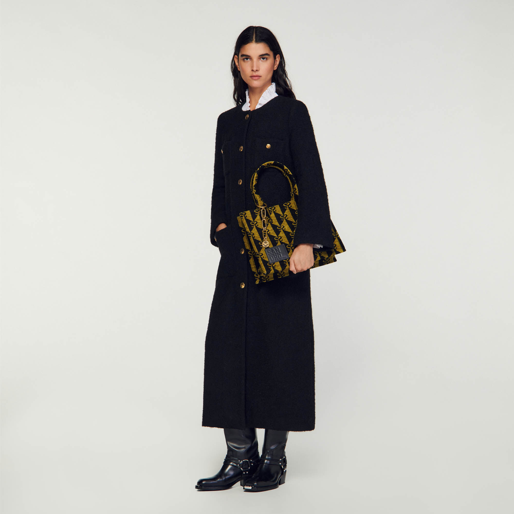 Sandro tweed bag shop