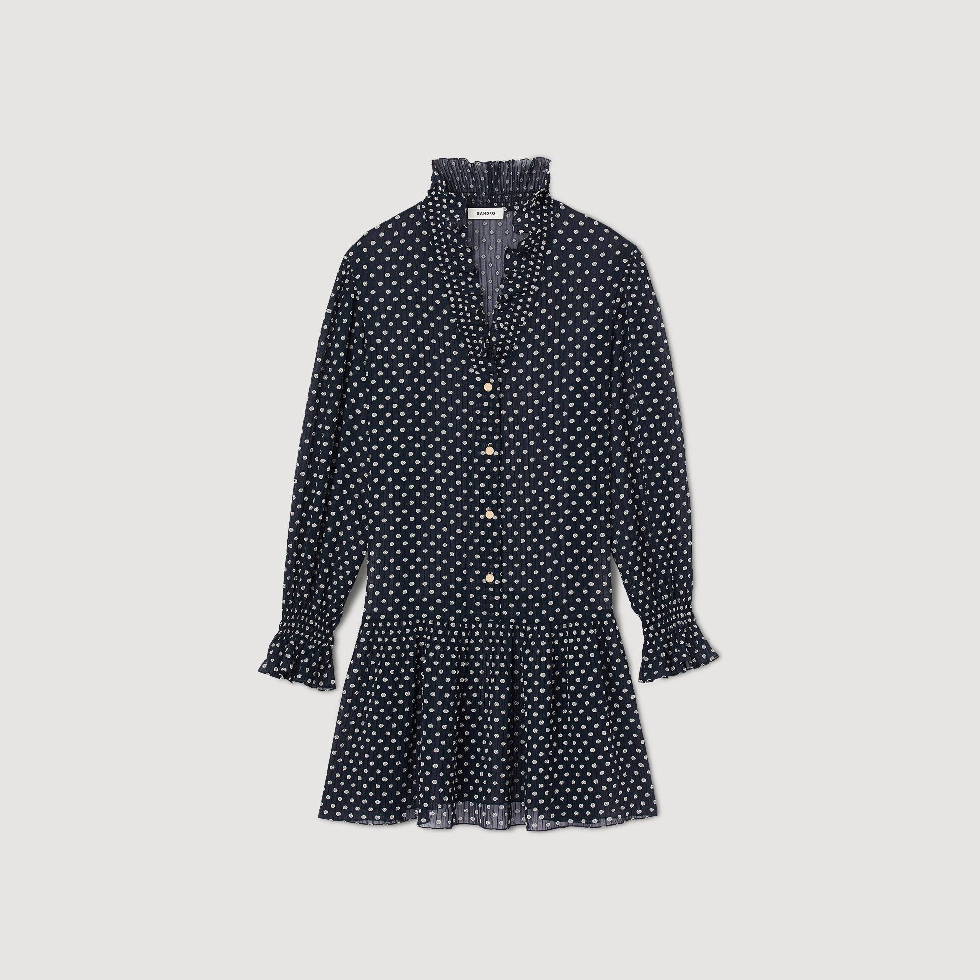 Robe courte pois