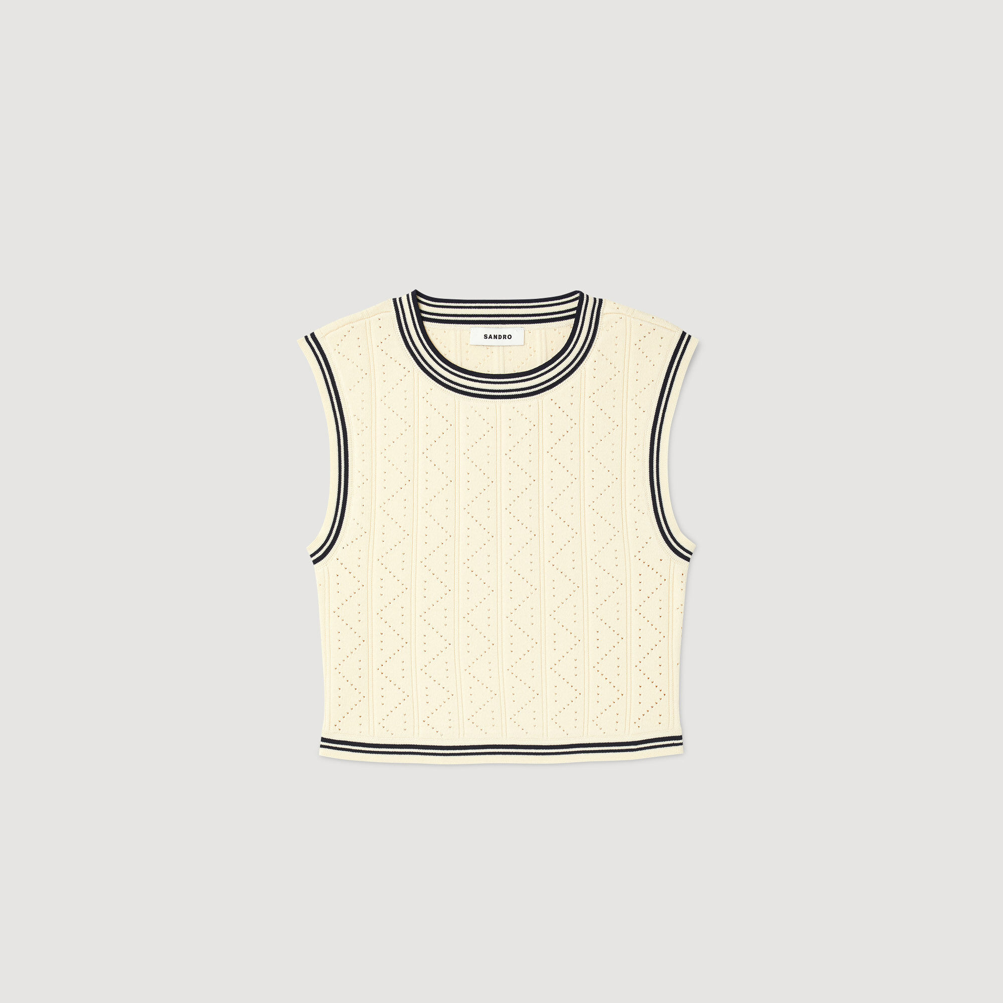 Pull court sans manches Pulls Cardigans Sandro paris