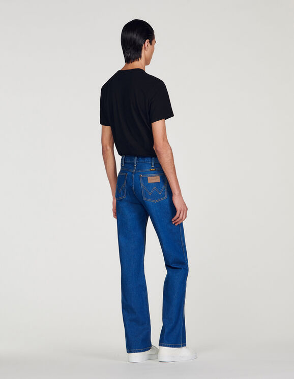 Faded baggy jeans - Jeans - Sandro-paris.com