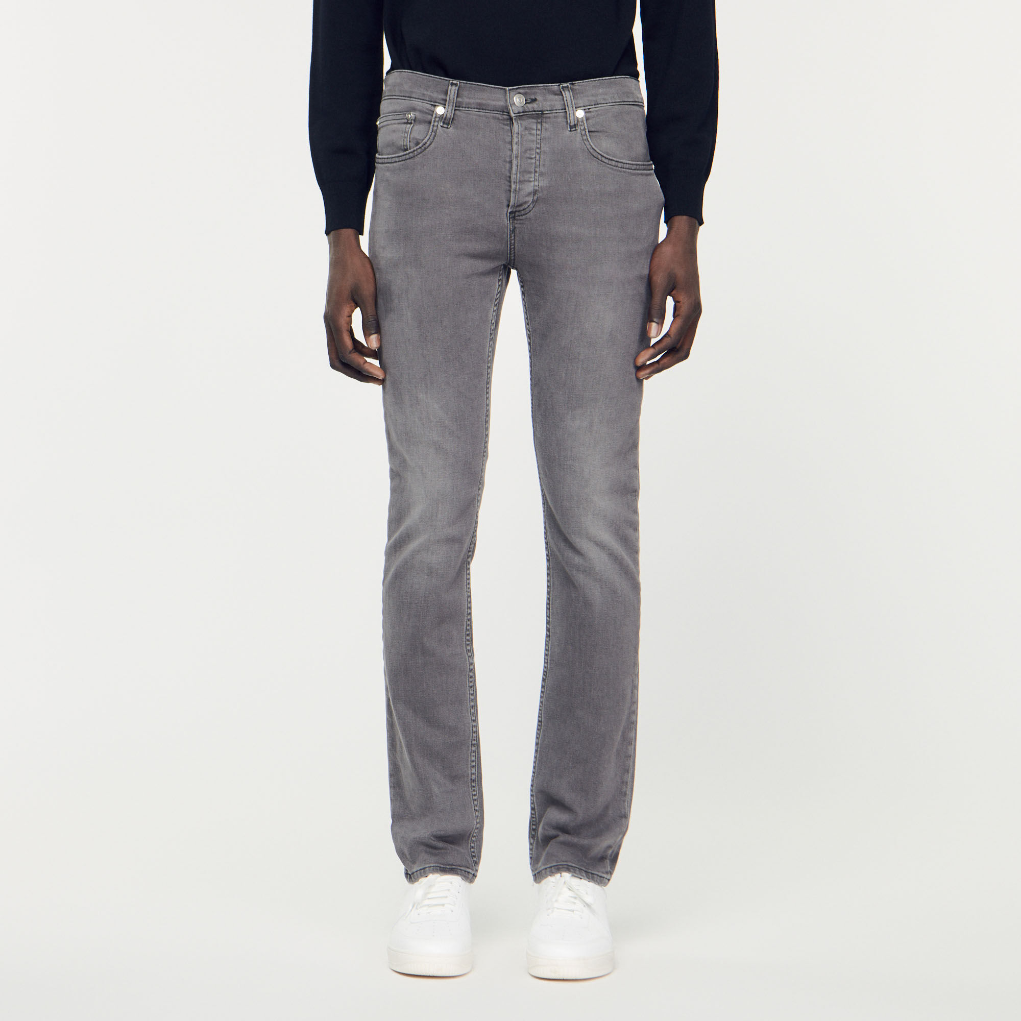 Jean outlet gris homme