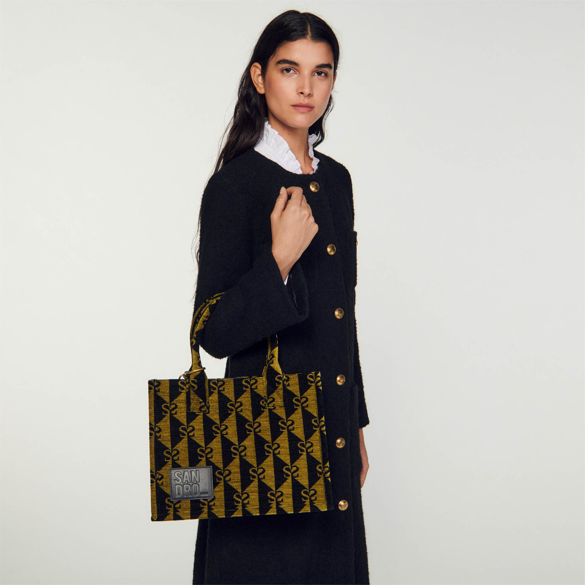 Sandro tweed bag shop