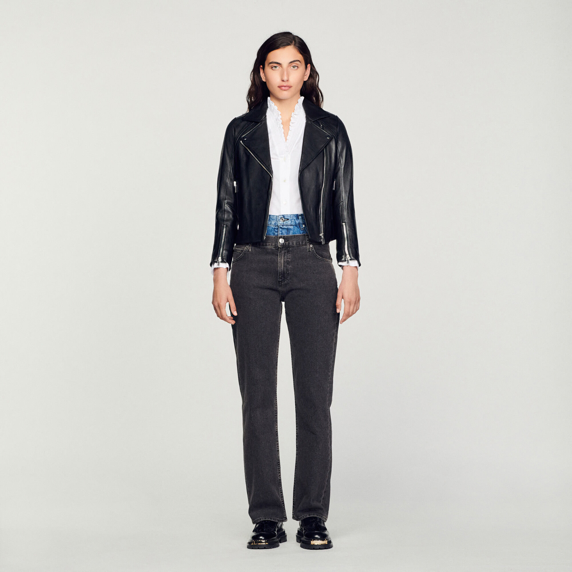 Leather jacket Blazers Jackets Sandro paris