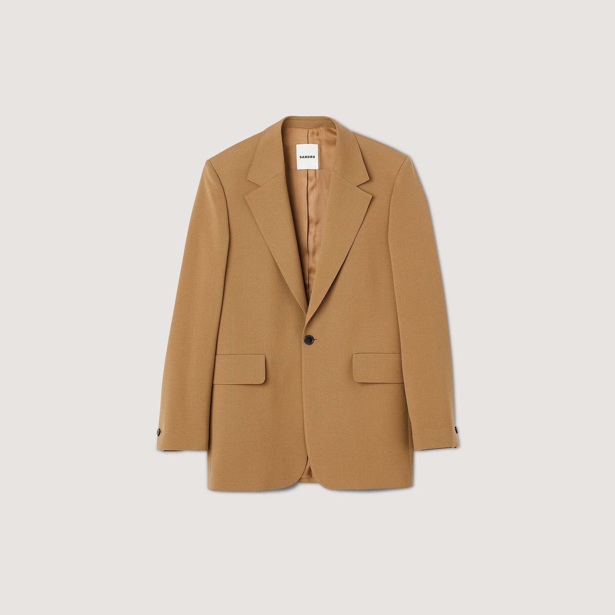 Camel wool deals jacket