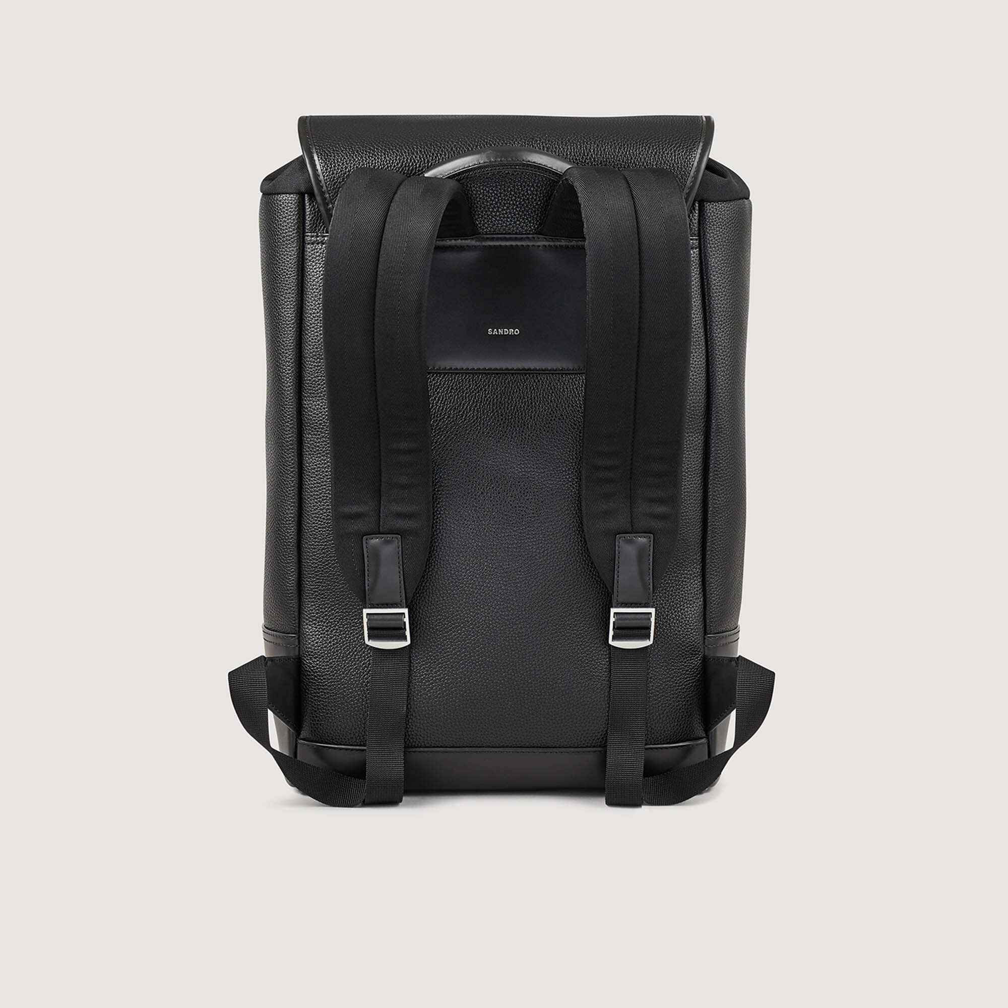 Sandro leather backpack sales