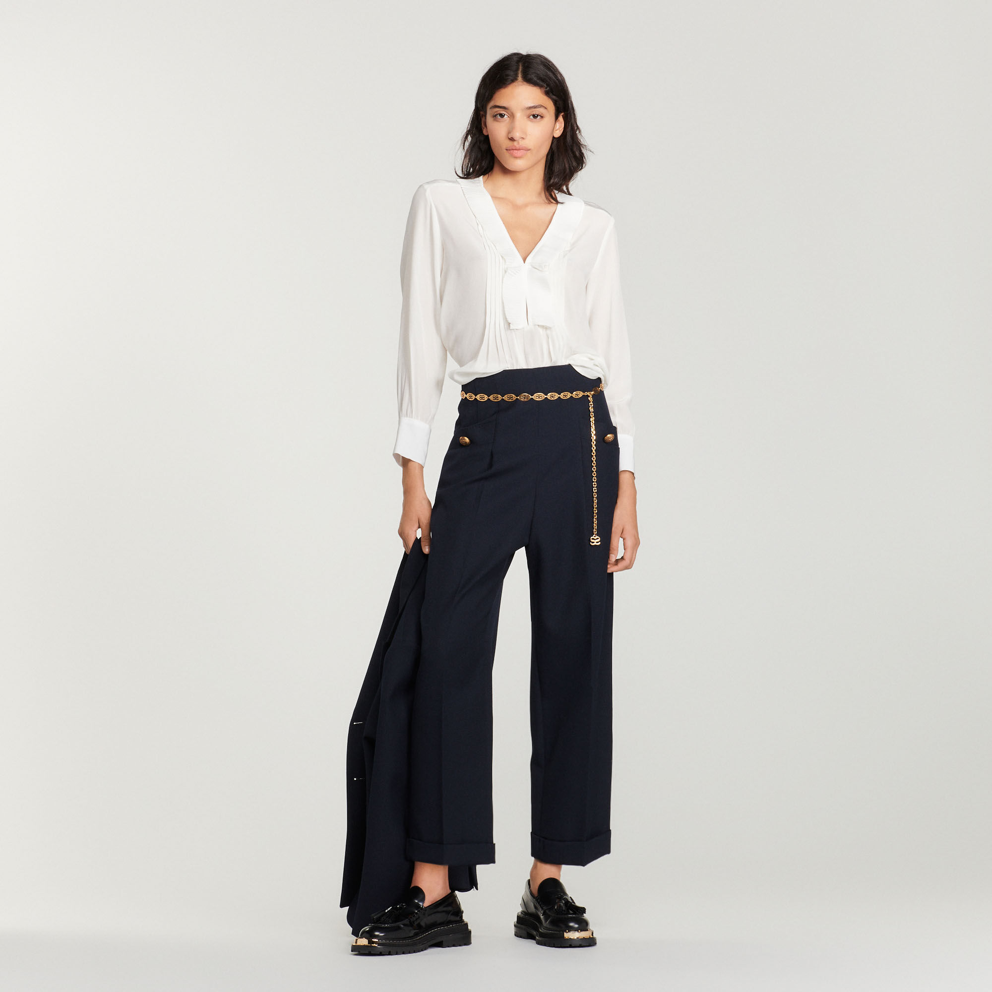 Sandro blouse sale Outlet