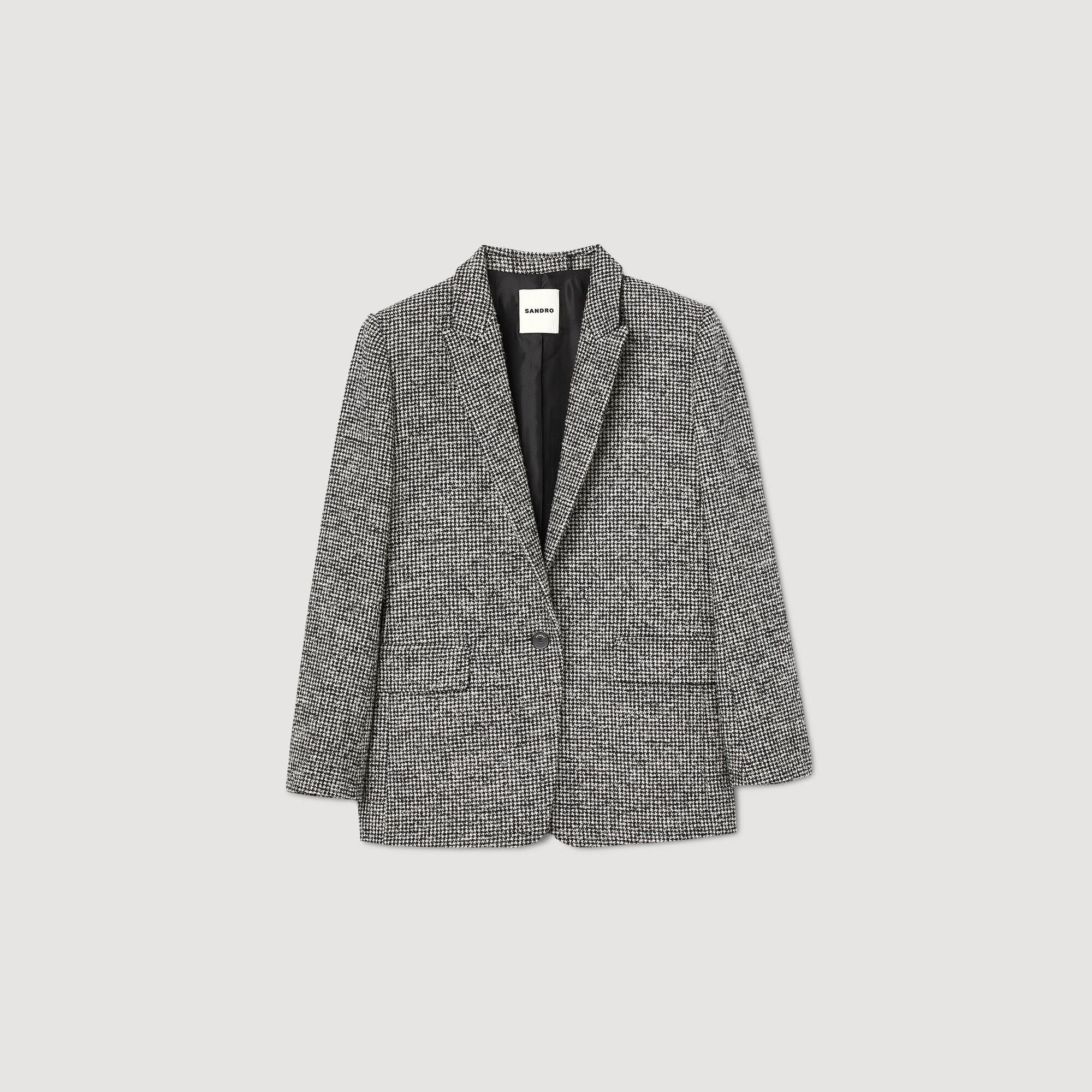 Veste de tailleur pied de poule