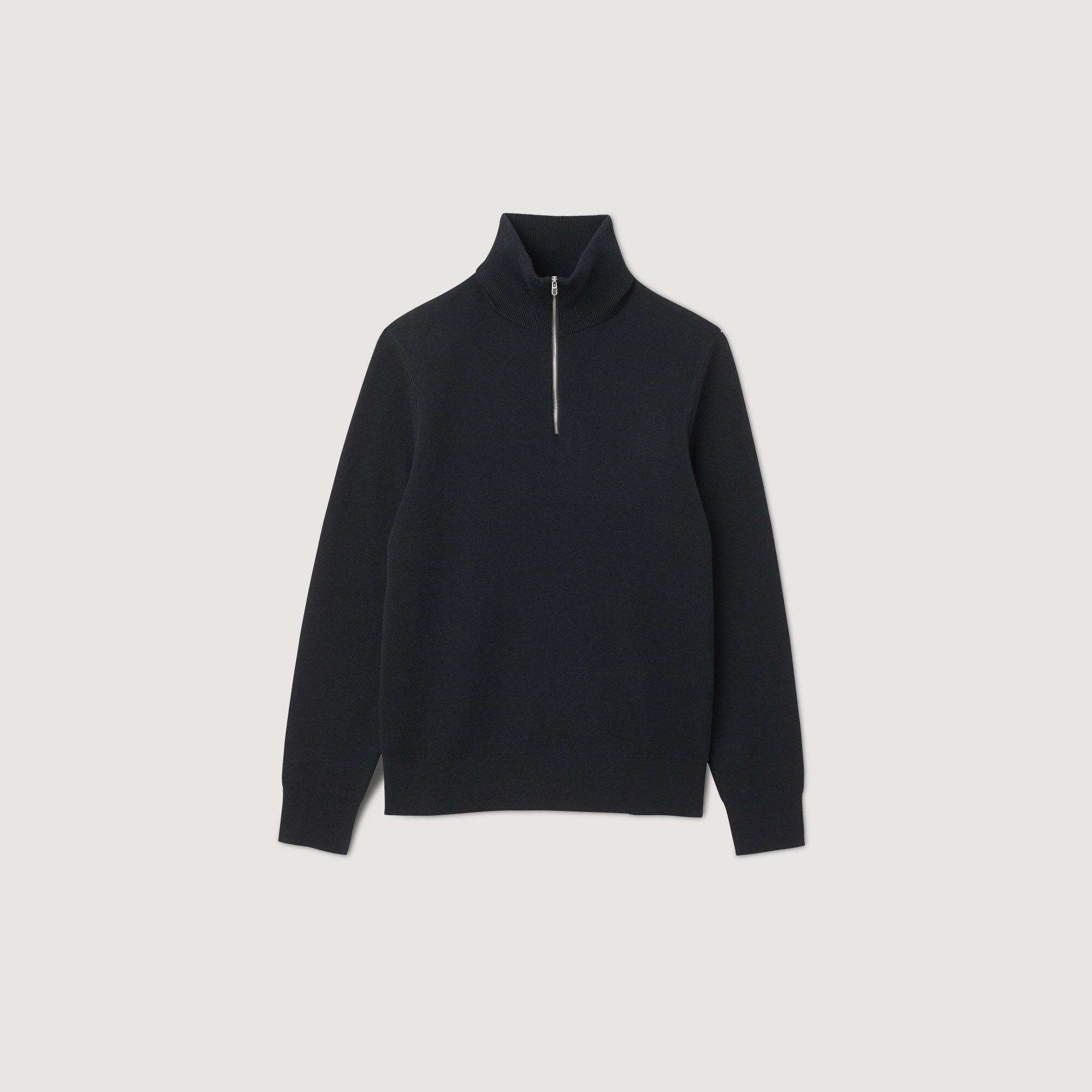 Black zipper jumper 2025