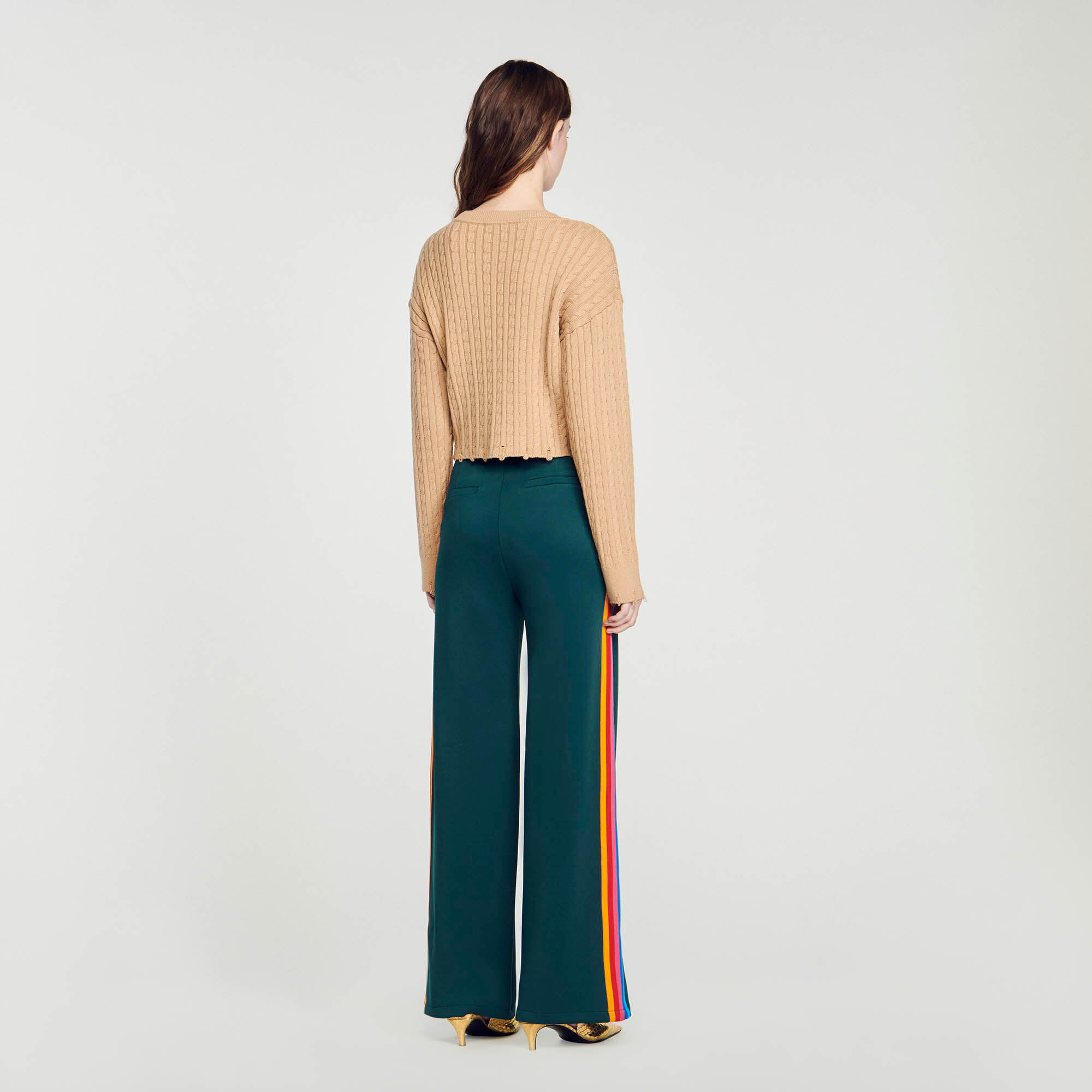 Pull court oversize sale femme