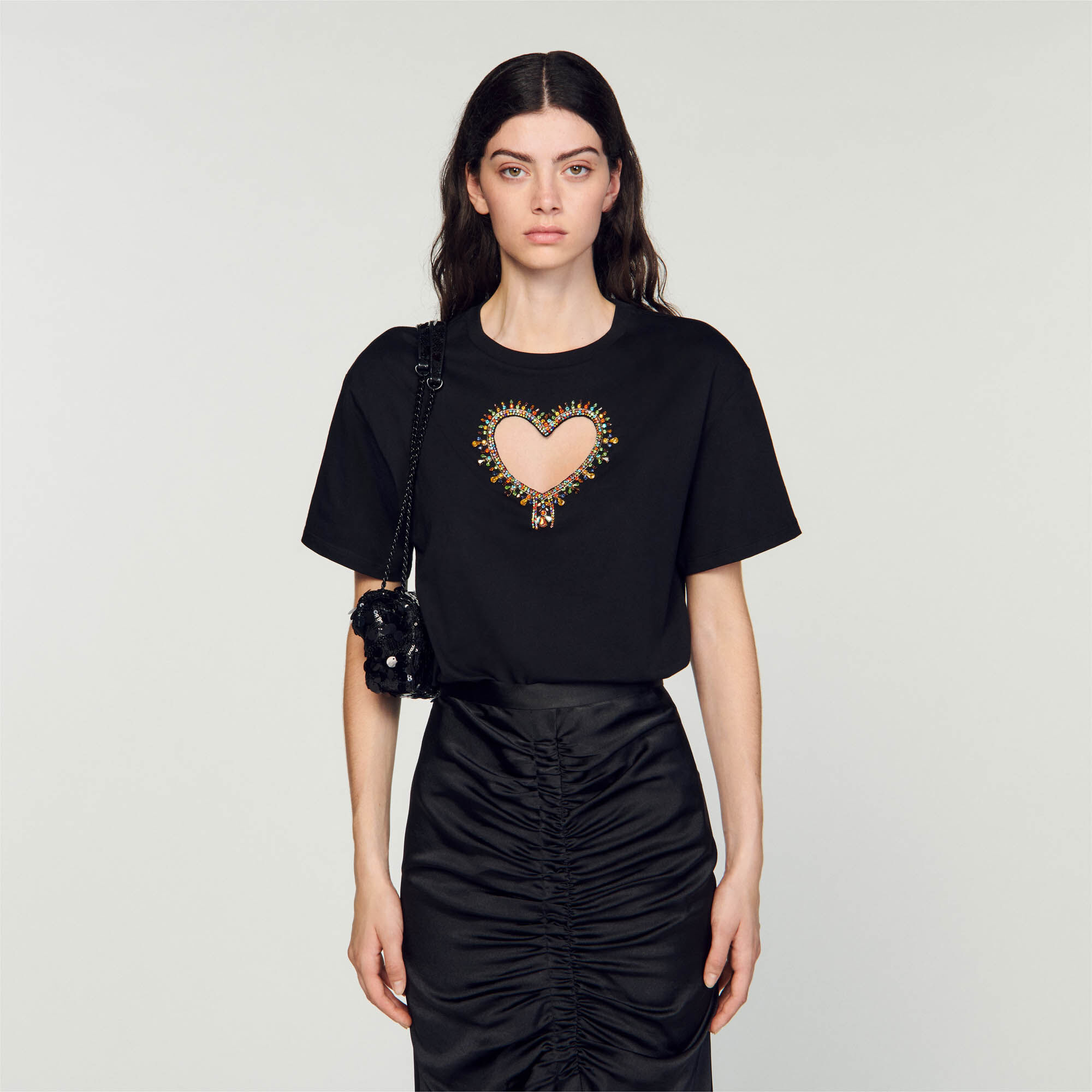 Tee shirt femme discount sandro