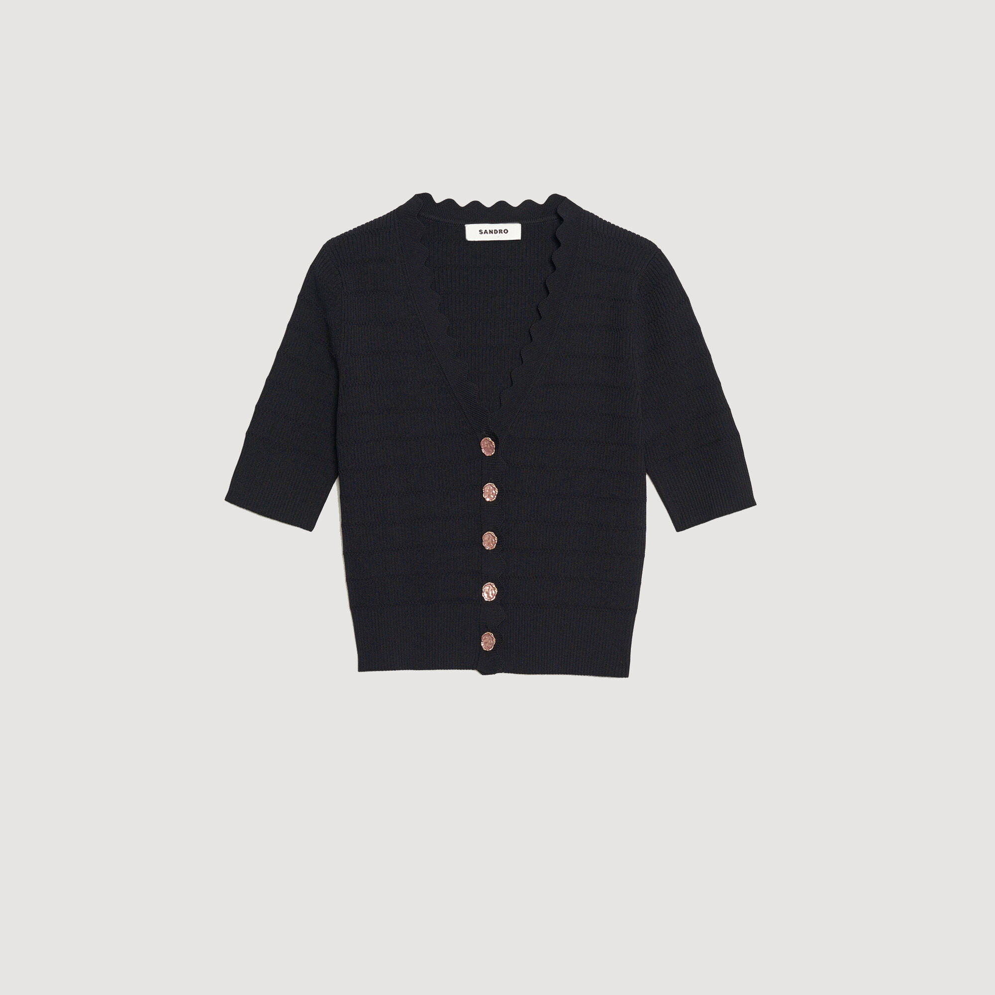 Fancy black sales sweater