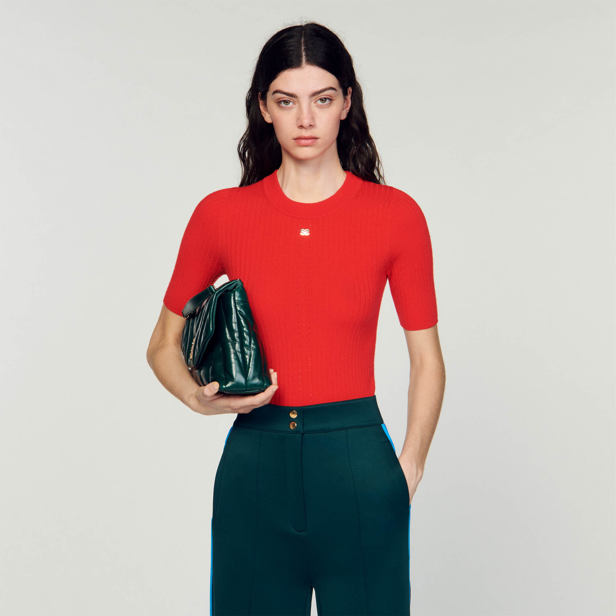 Sandro deals red sweater