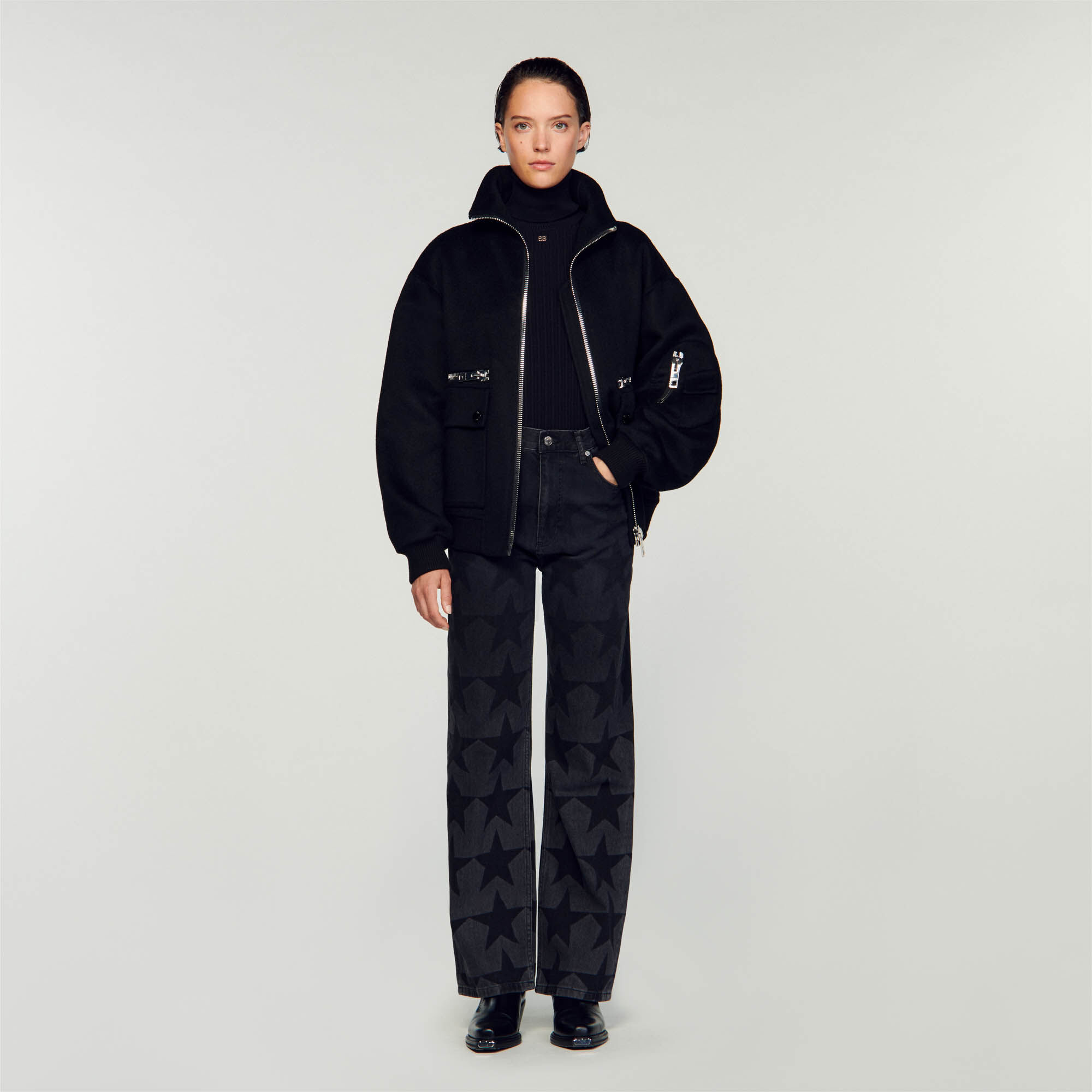 Sandro sales parka femme
