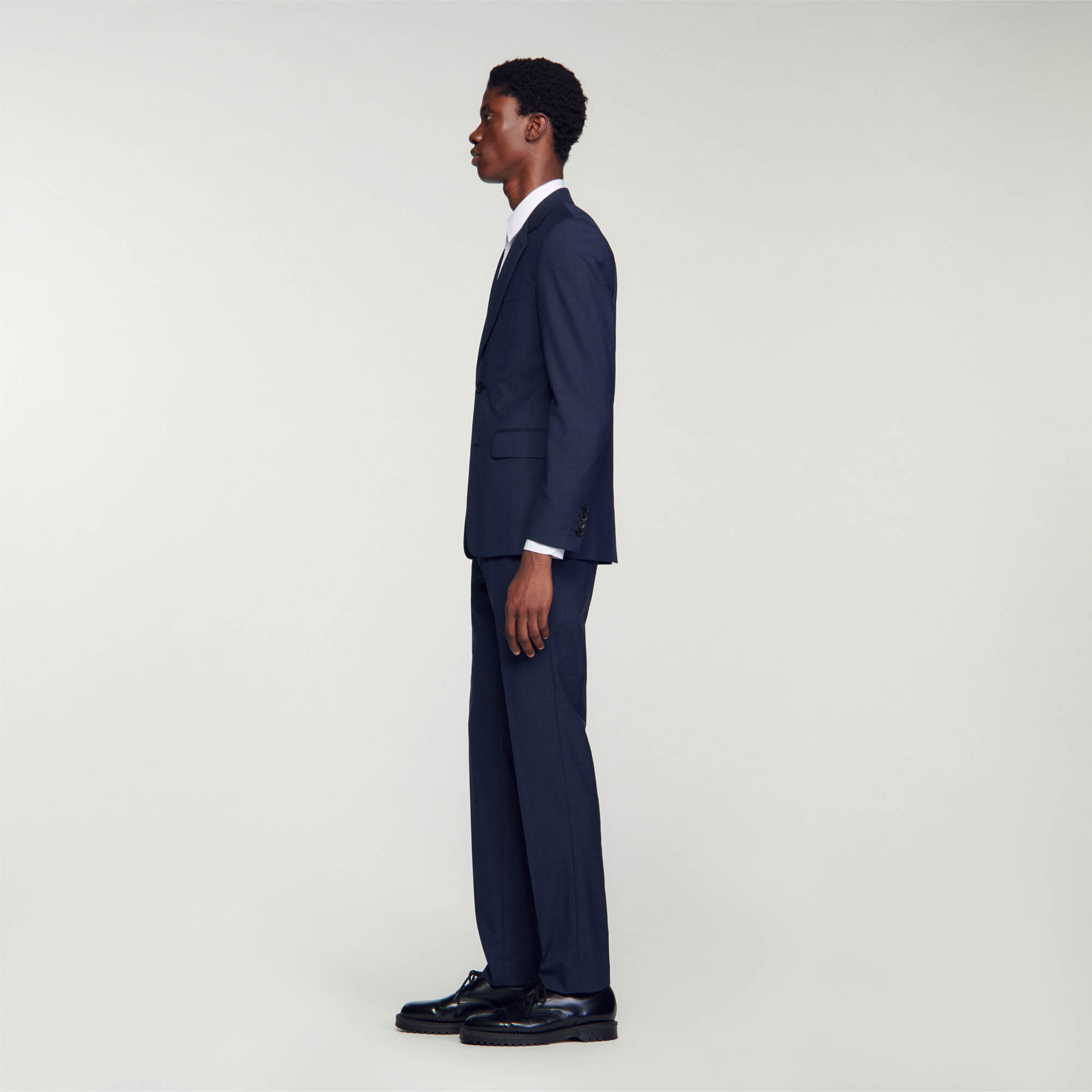 Dark navy suit jacket discount