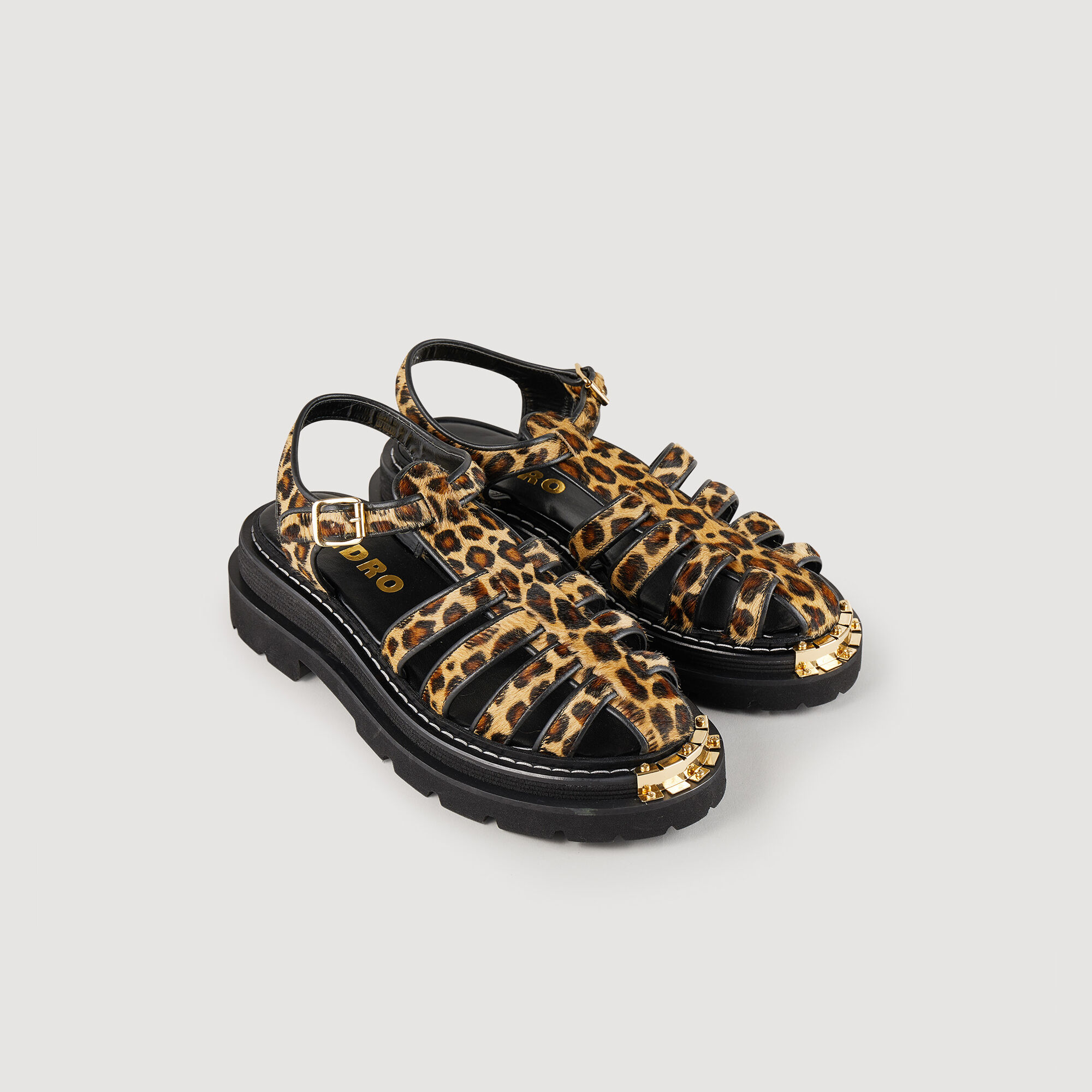 Sandal leopard on sale