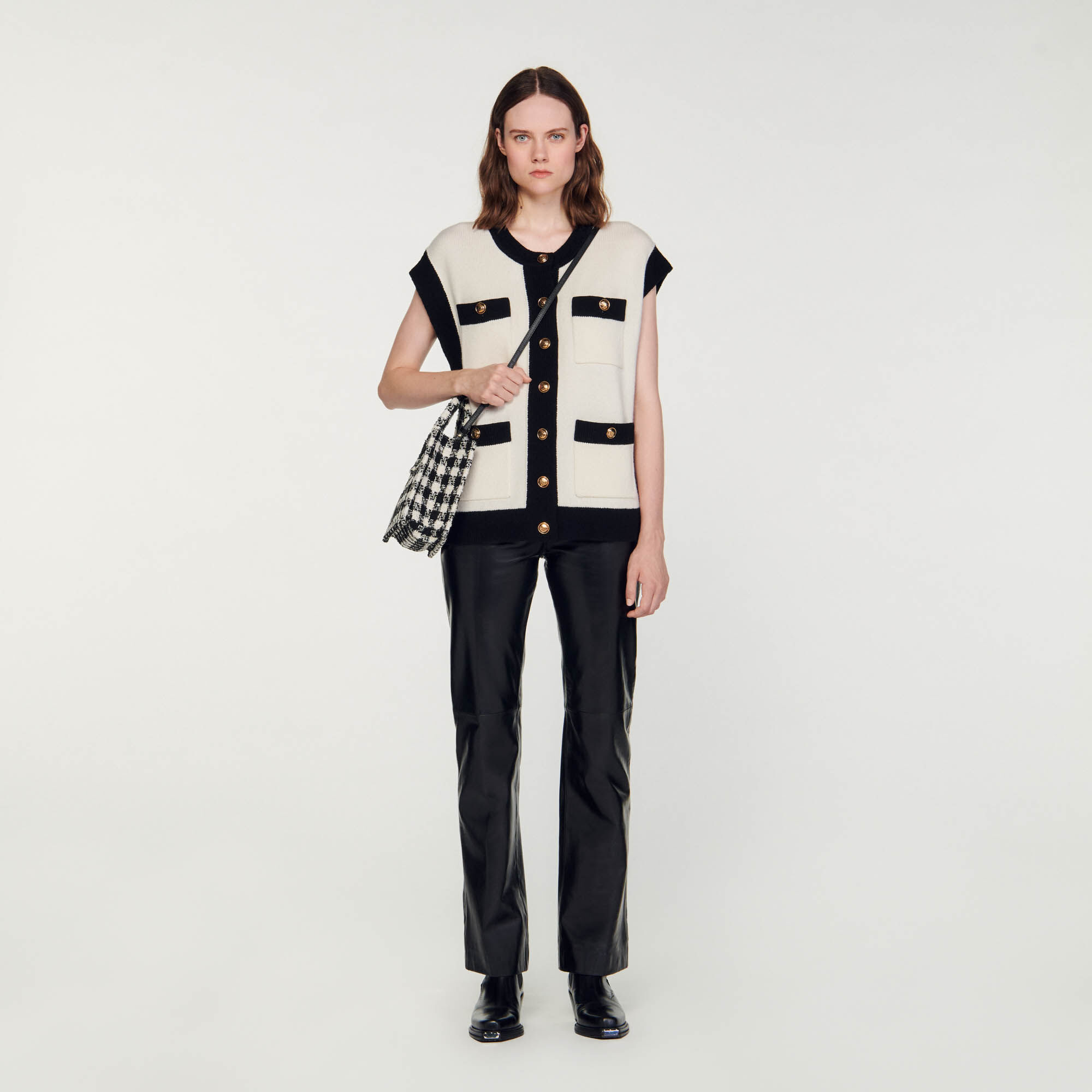Gilet sandro top femme