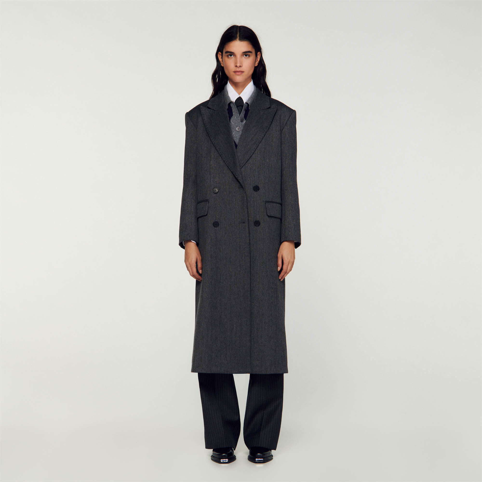 Sandro grey coat online