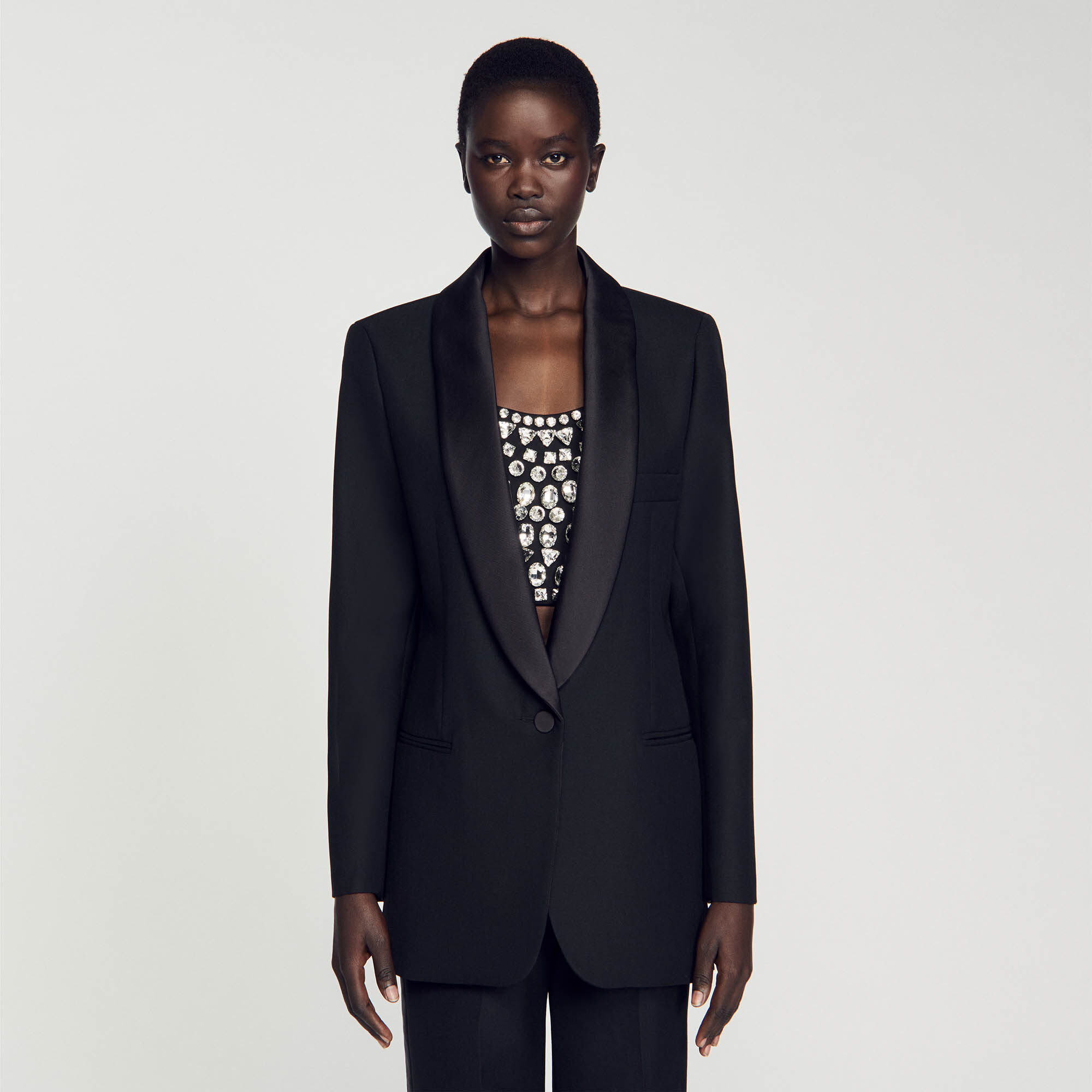 Ladies on sale tuxedo jacket
