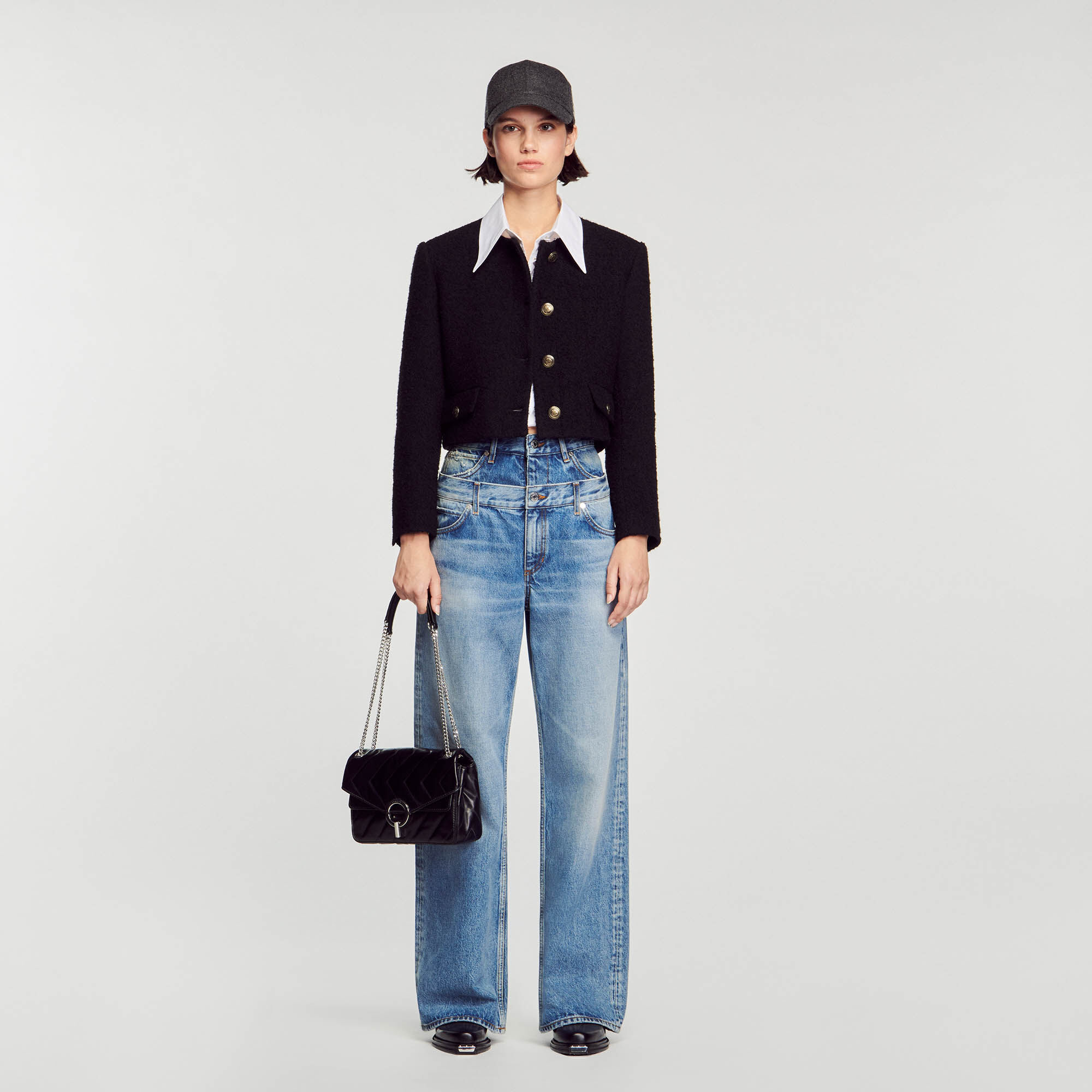 Veste jean sandro femme sales