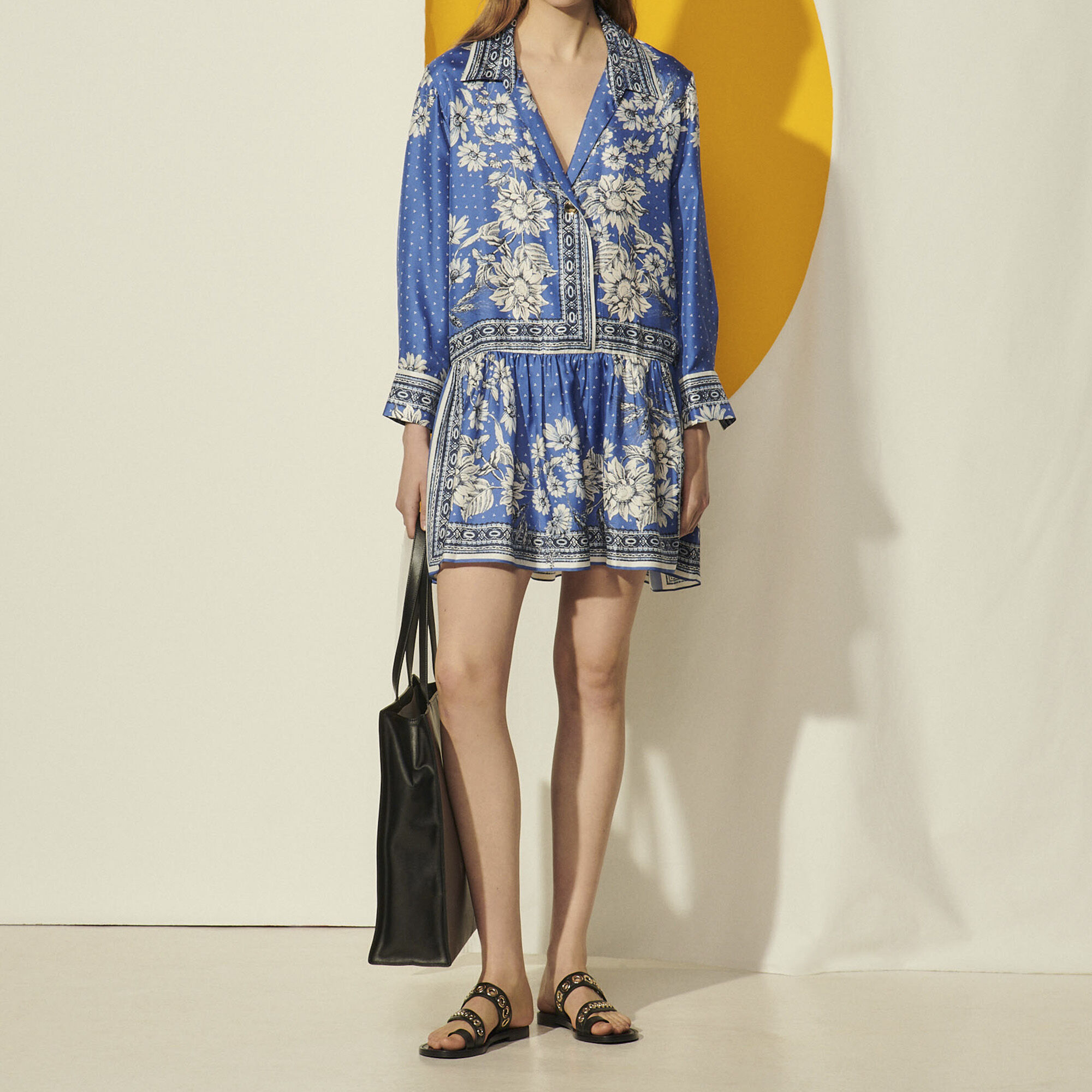 blue silk dresses