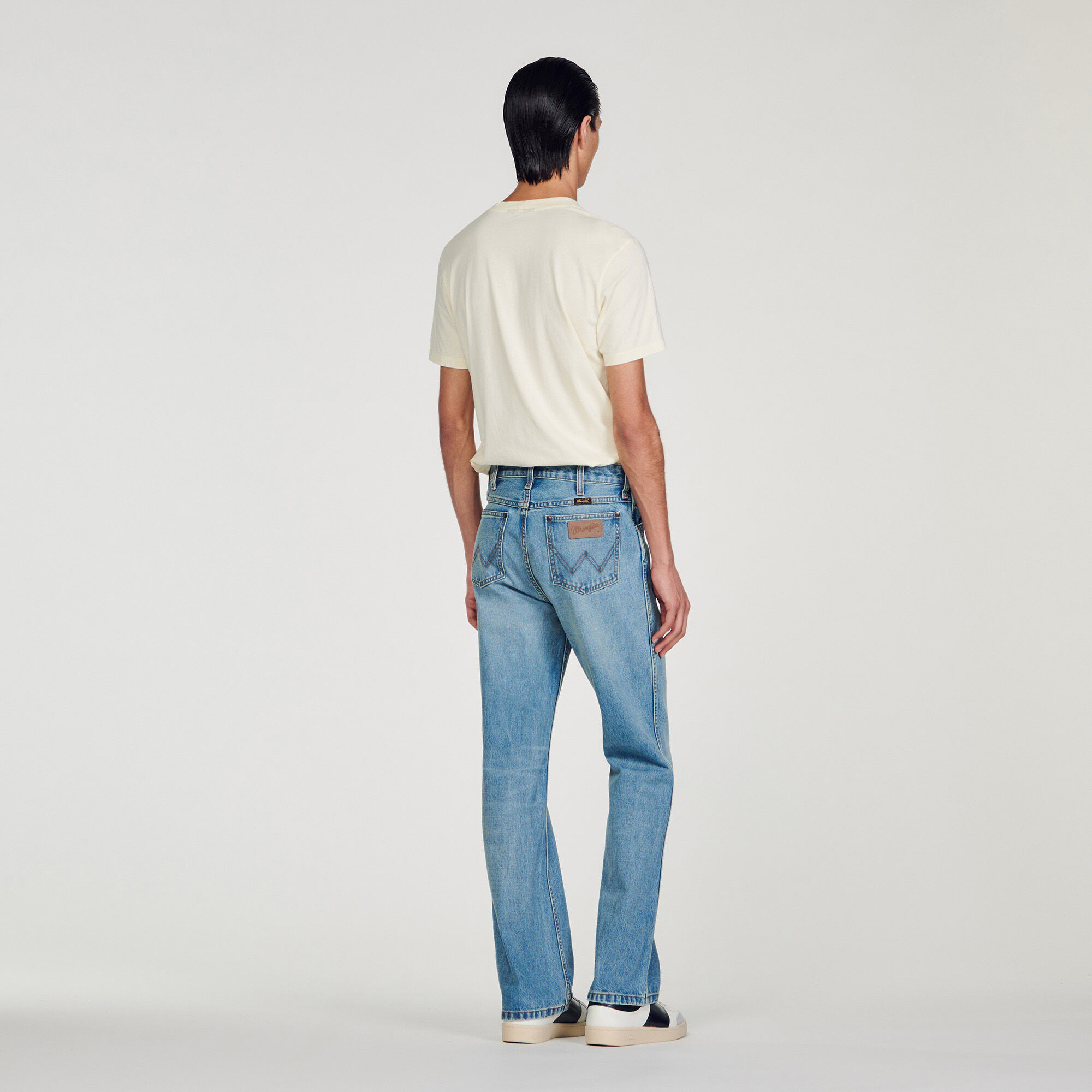 SANDROxWRANGLER faded jeans SANDRO x Wrangler Sandro paris