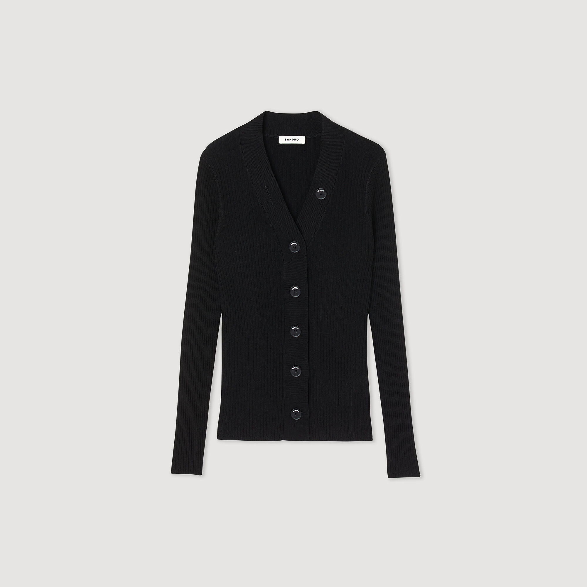 Sandro long cardigan with long sleeves on sale