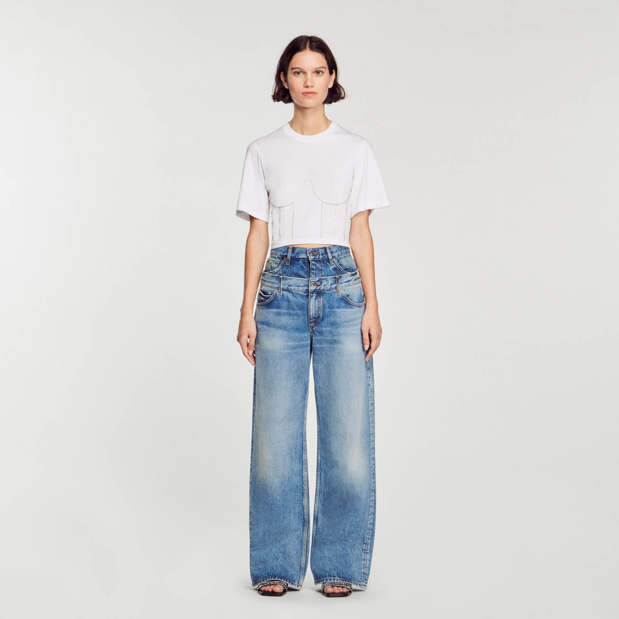 Sandro t sales shirt femme