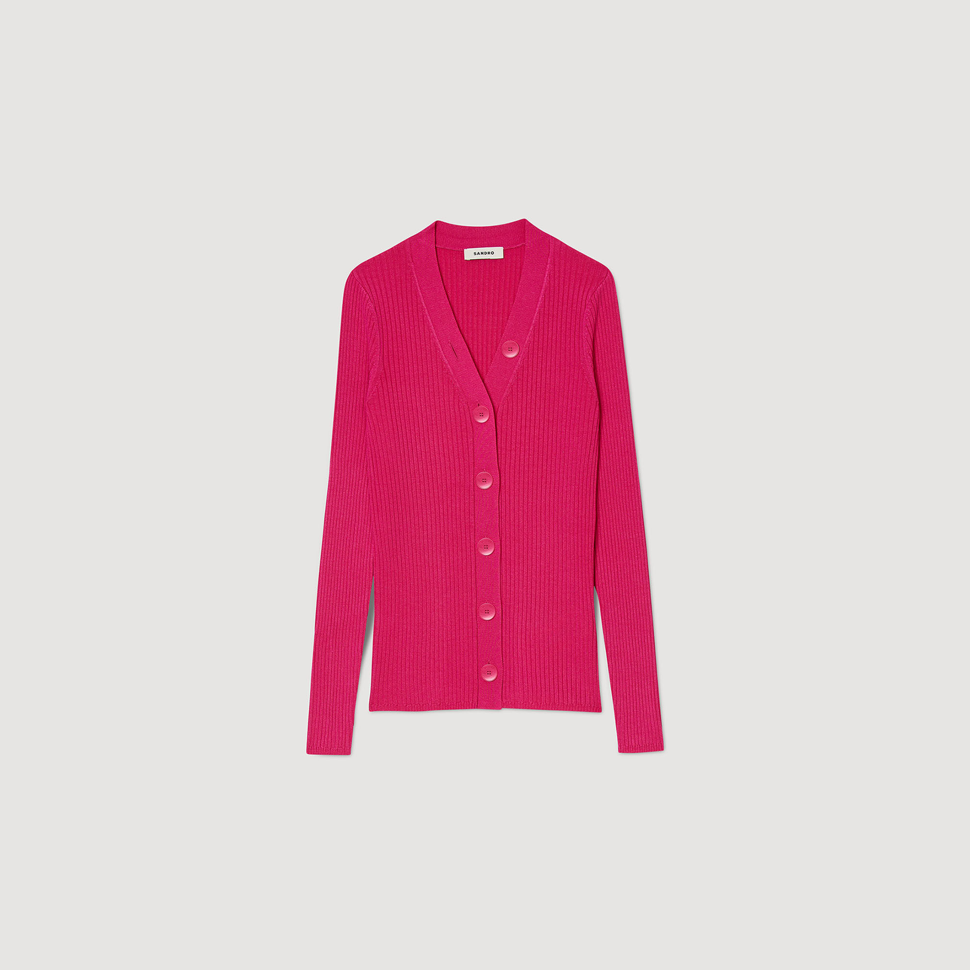 Sandro pink clearance cardigan