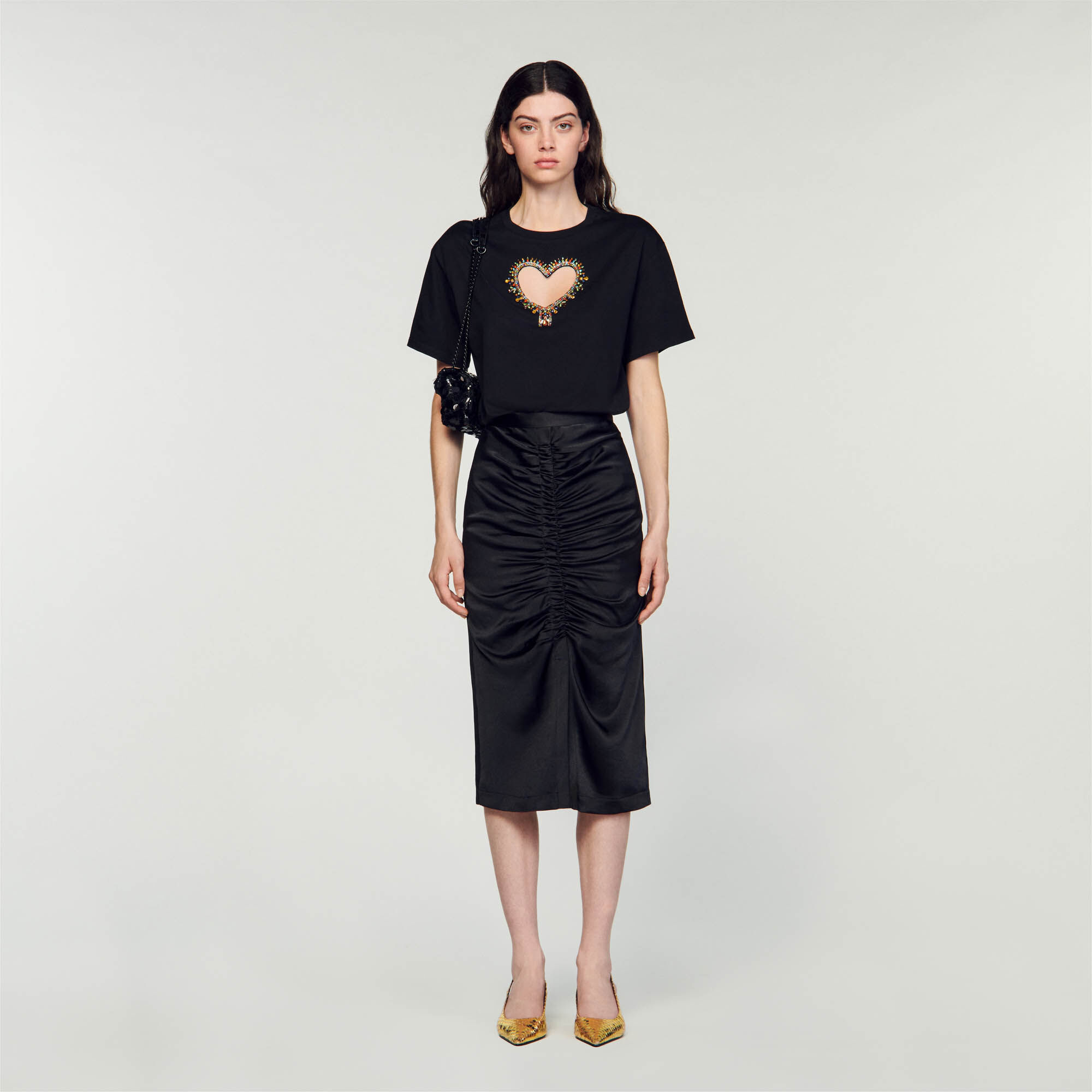 T shirt clearance femme sandro
