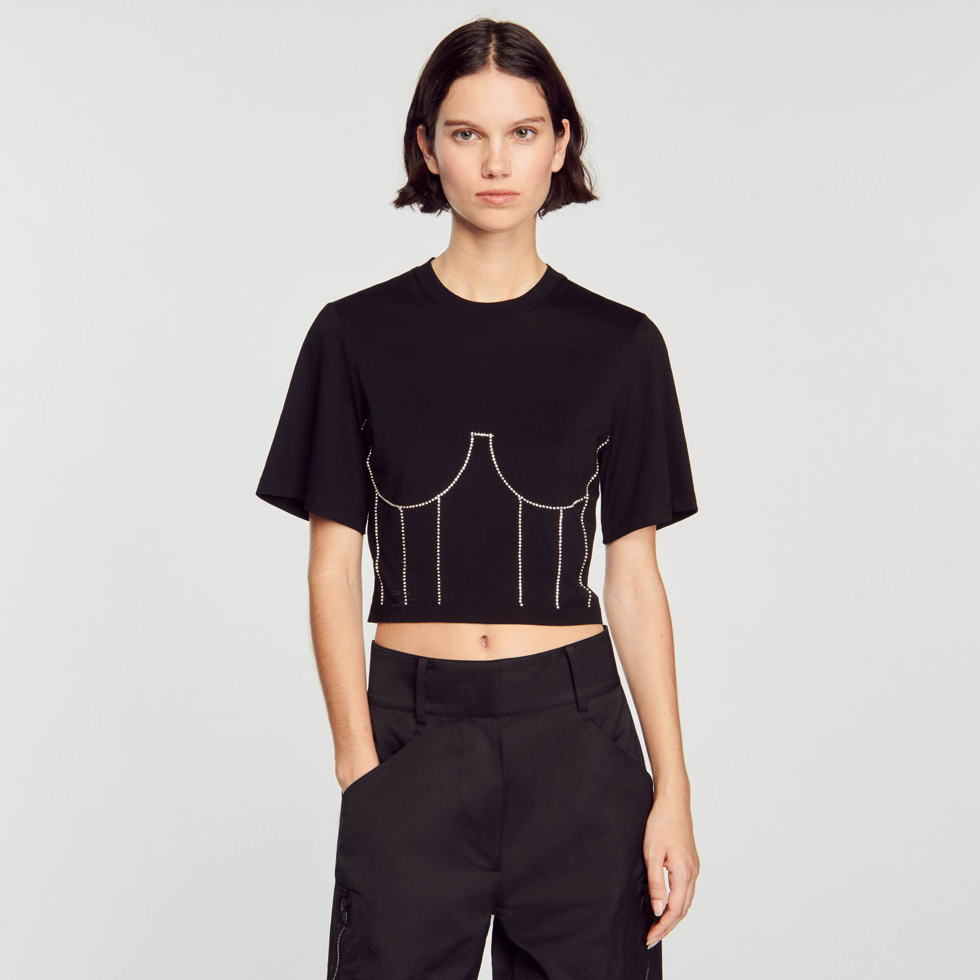 T shirt sandro 2025 femme