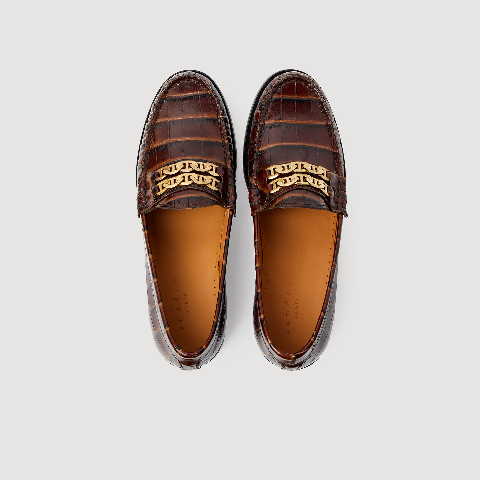 Mocassins en cuir More Responsible Sandro paris