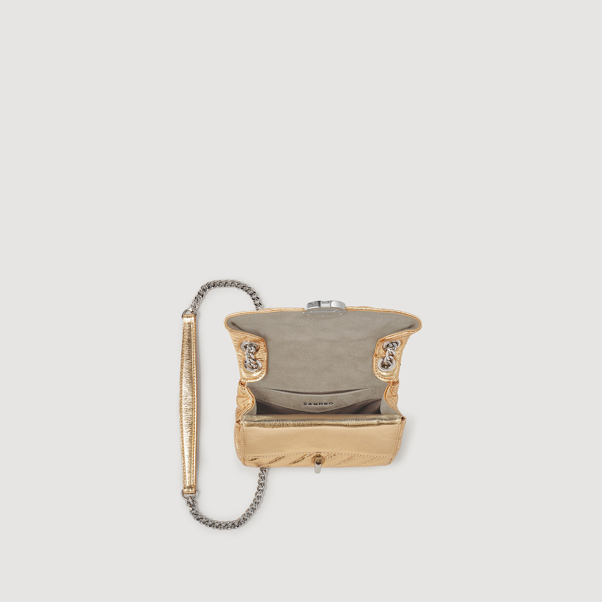 Metallic discount mini bag