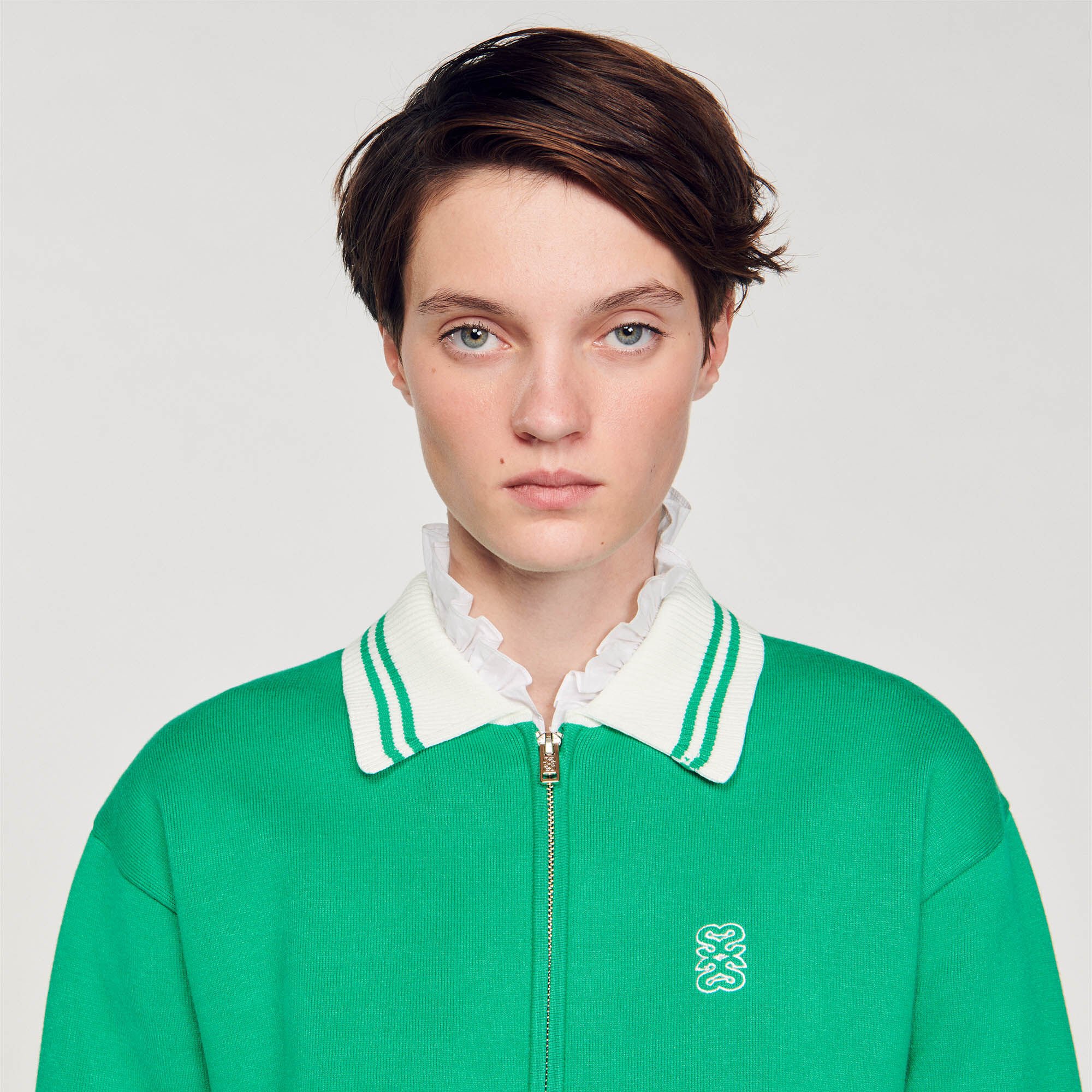 Cardigan femme zippé sales