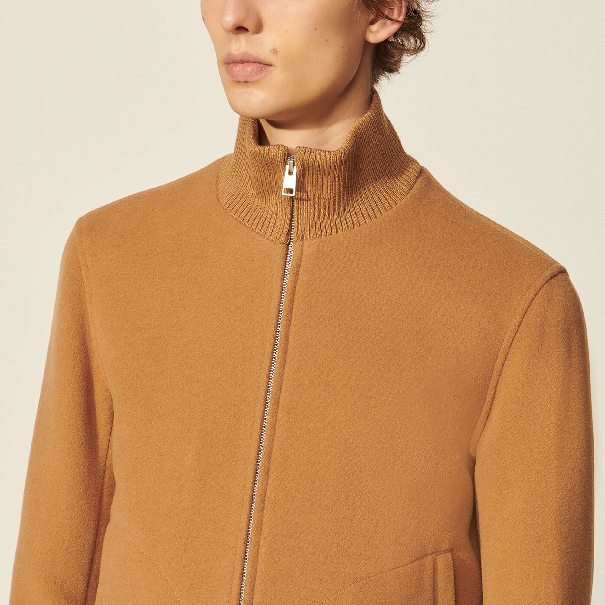 Wool zipped jacket - Blazers \u0026 Jackets