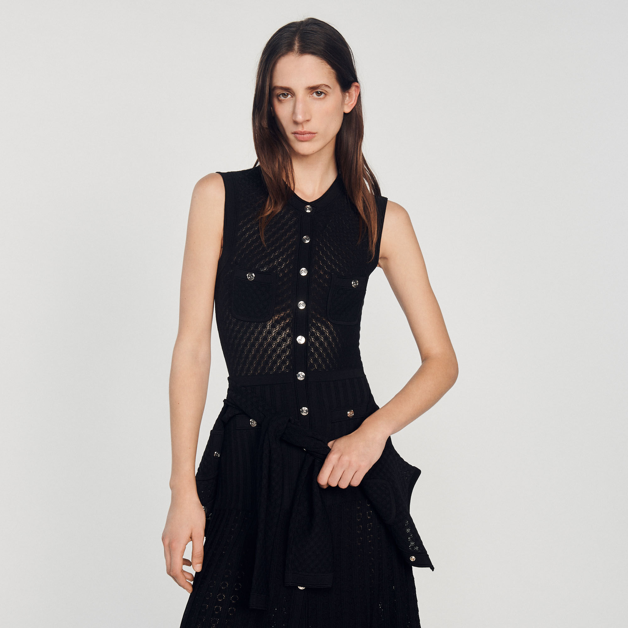 Long knitted dress Dresses