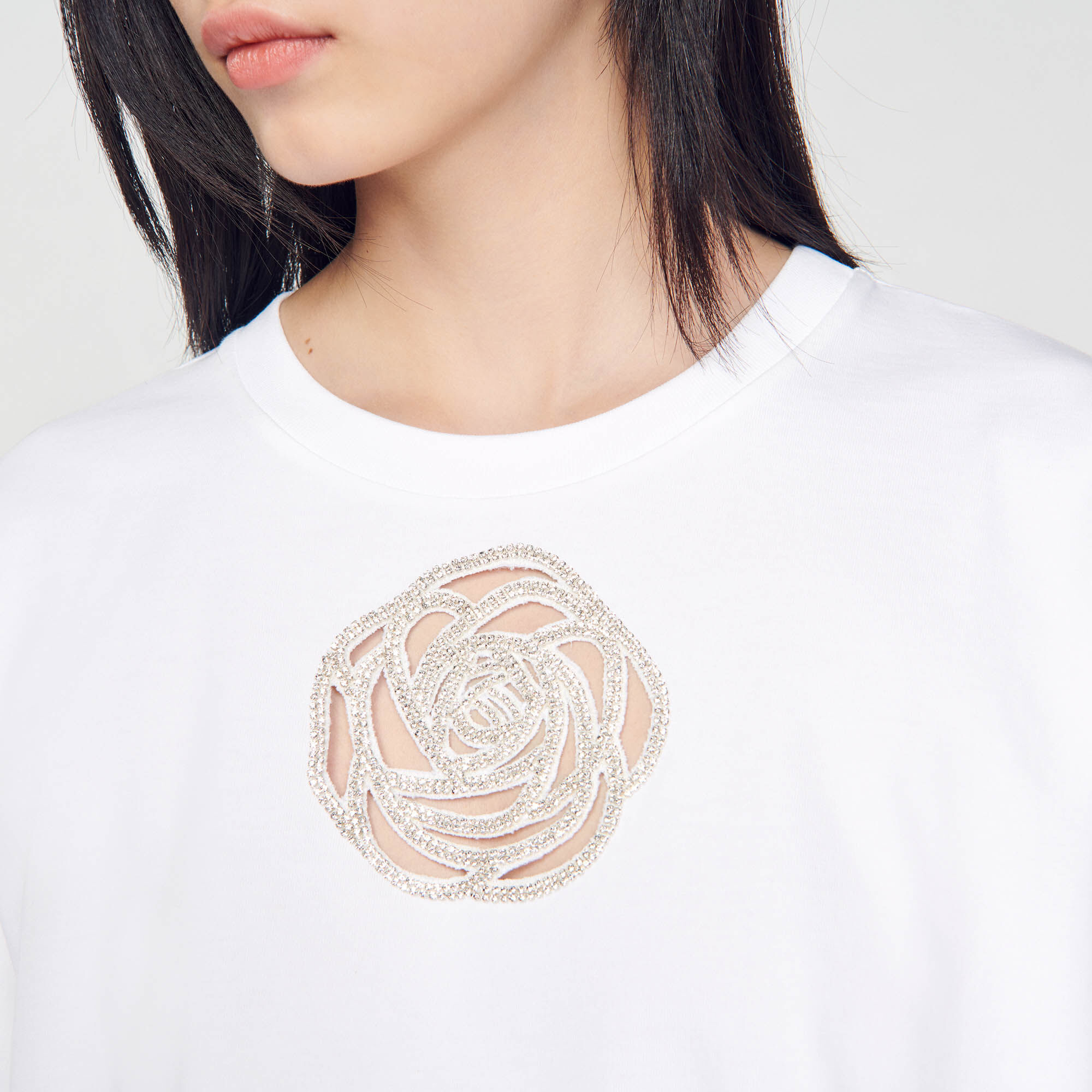 Tee shirt sandro femme sales