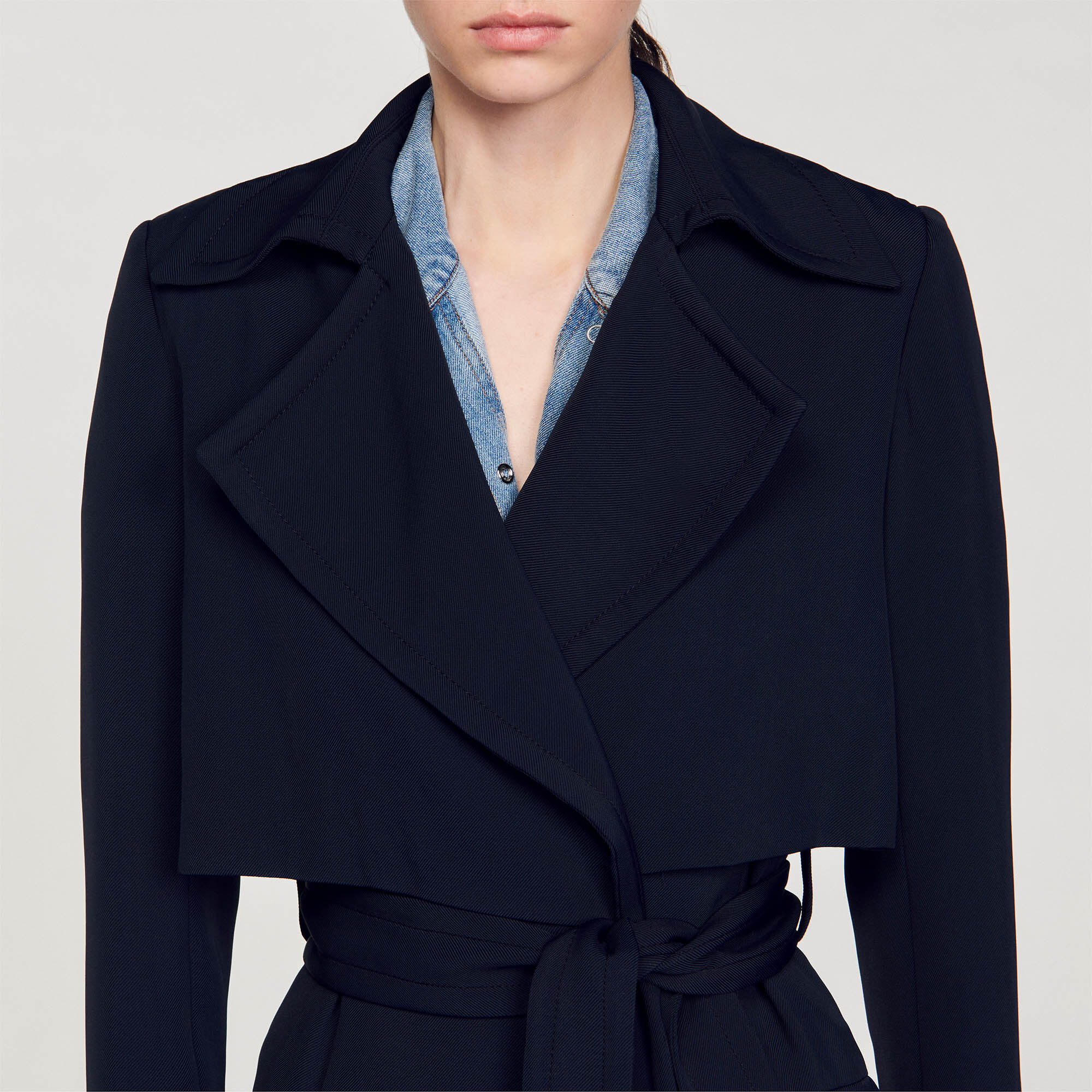 Trench sandro best sale femme