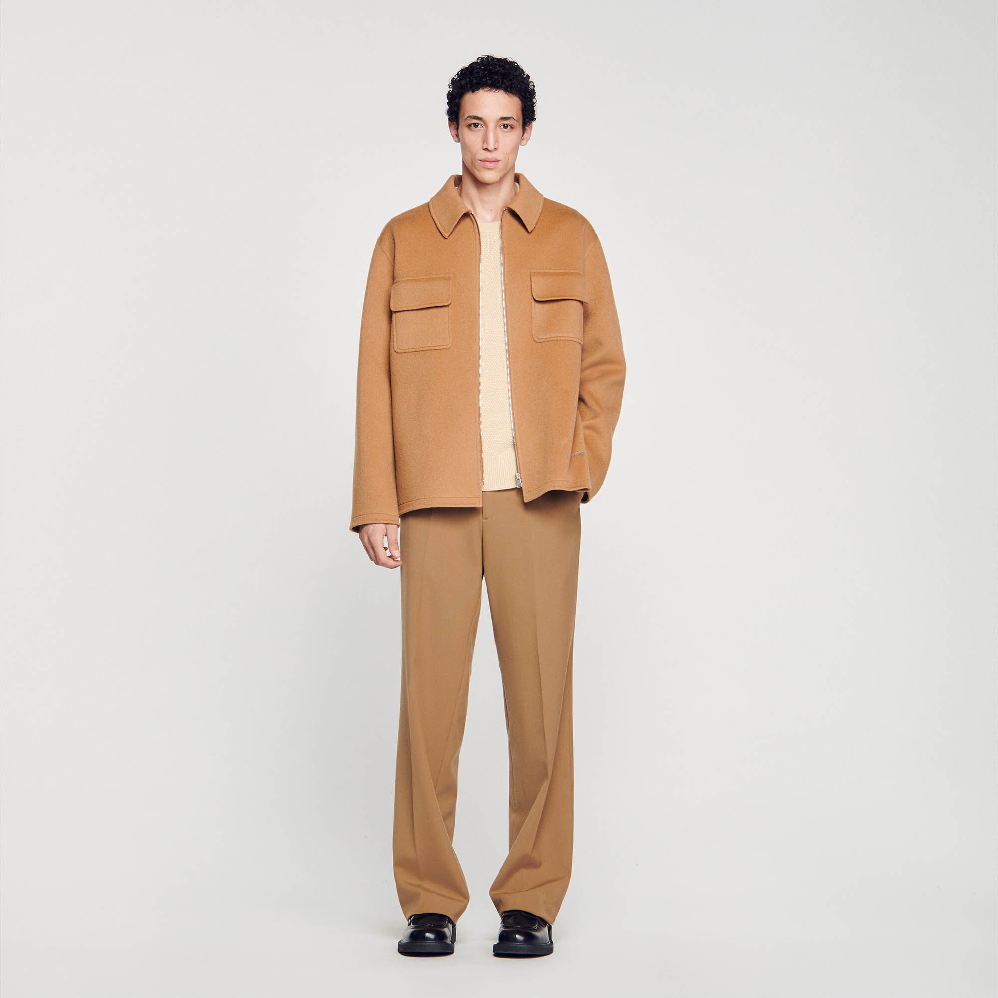 Zipped overshirt Trench coats Coats Sandro paris