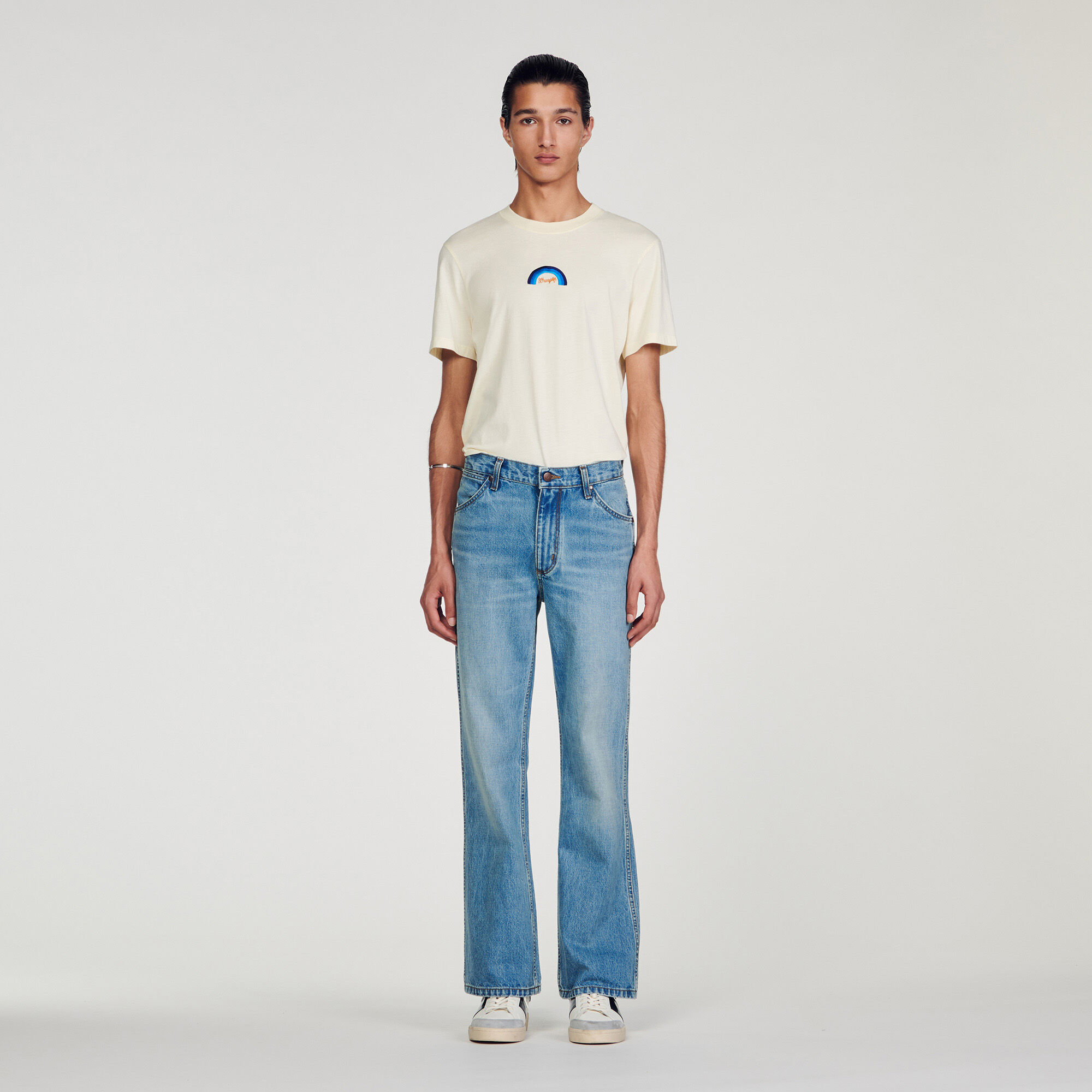 SANDROxWRANGLER faded jeans SANDRO x Wrangler Sandro paris