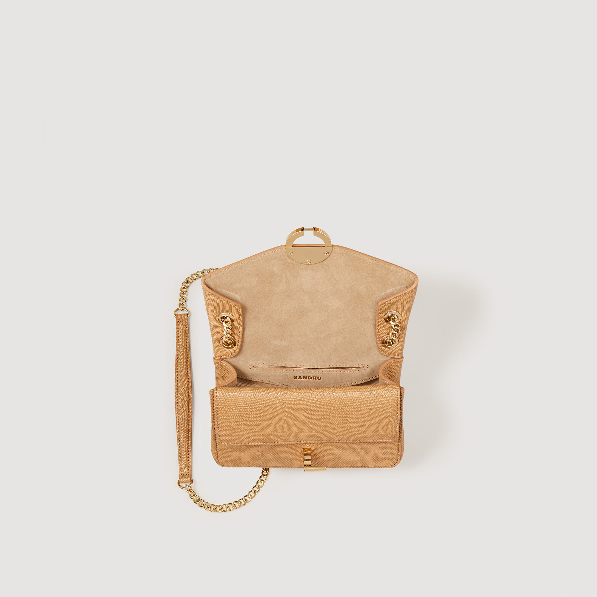 Embossed leather bag best sale