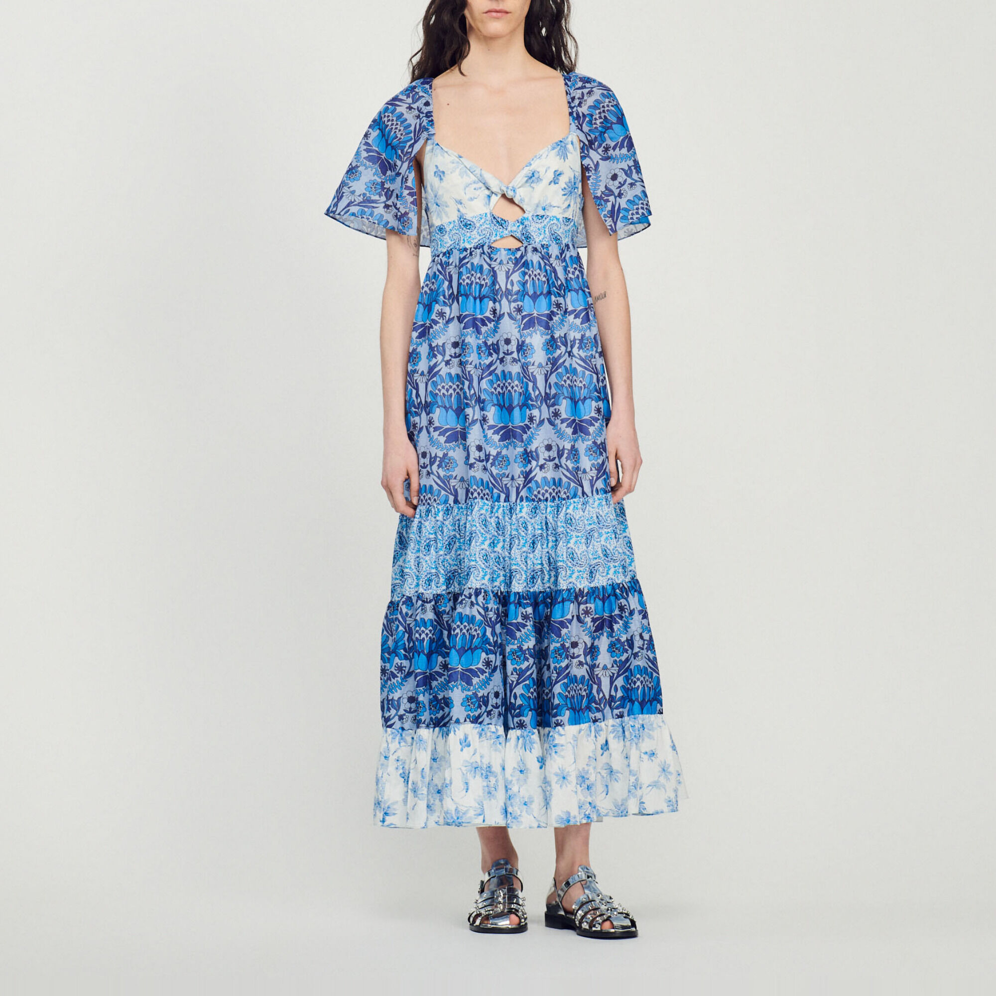 Sandro scarf dress outlet