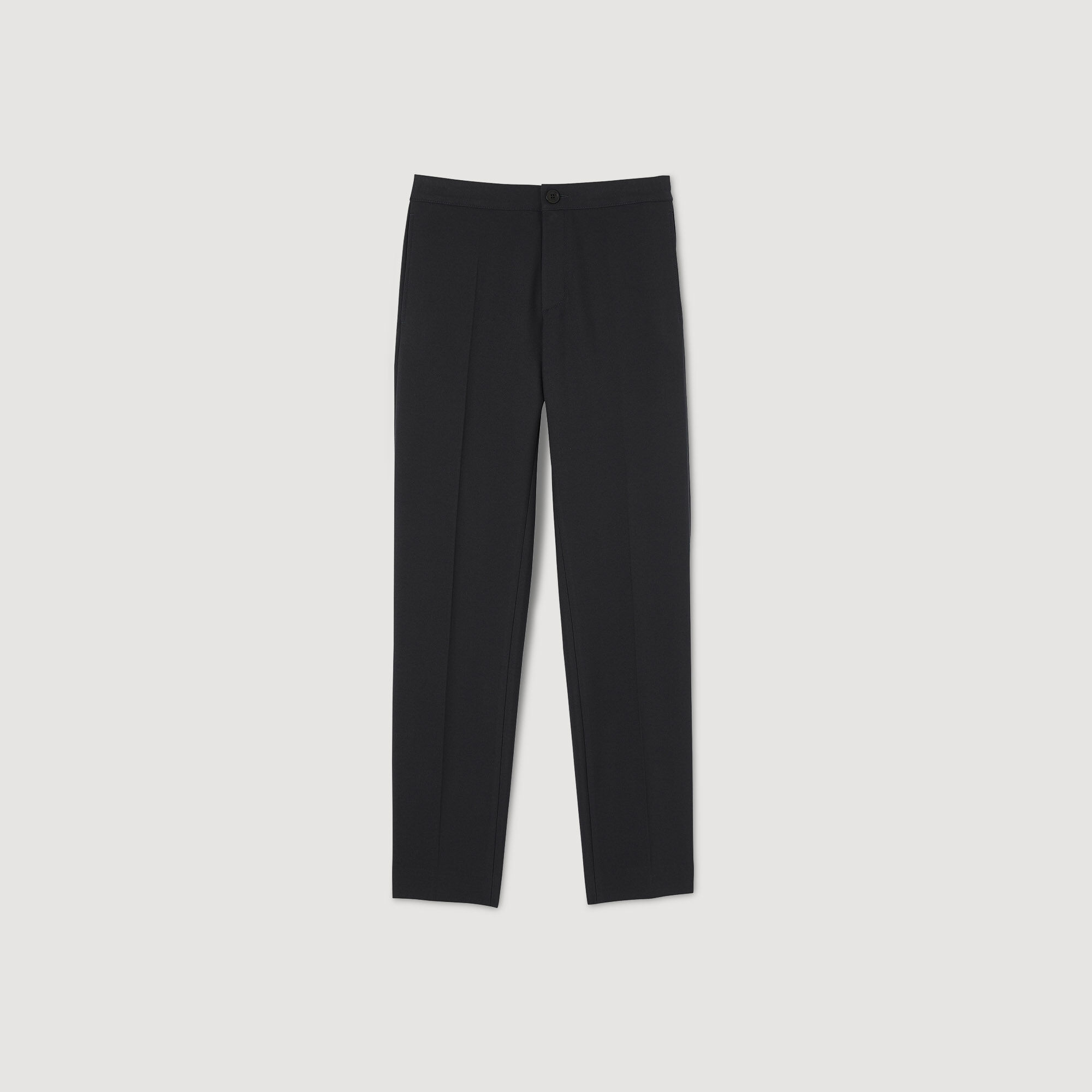 Cotton jersey trousers with embroidery in black | GUCCI® GR