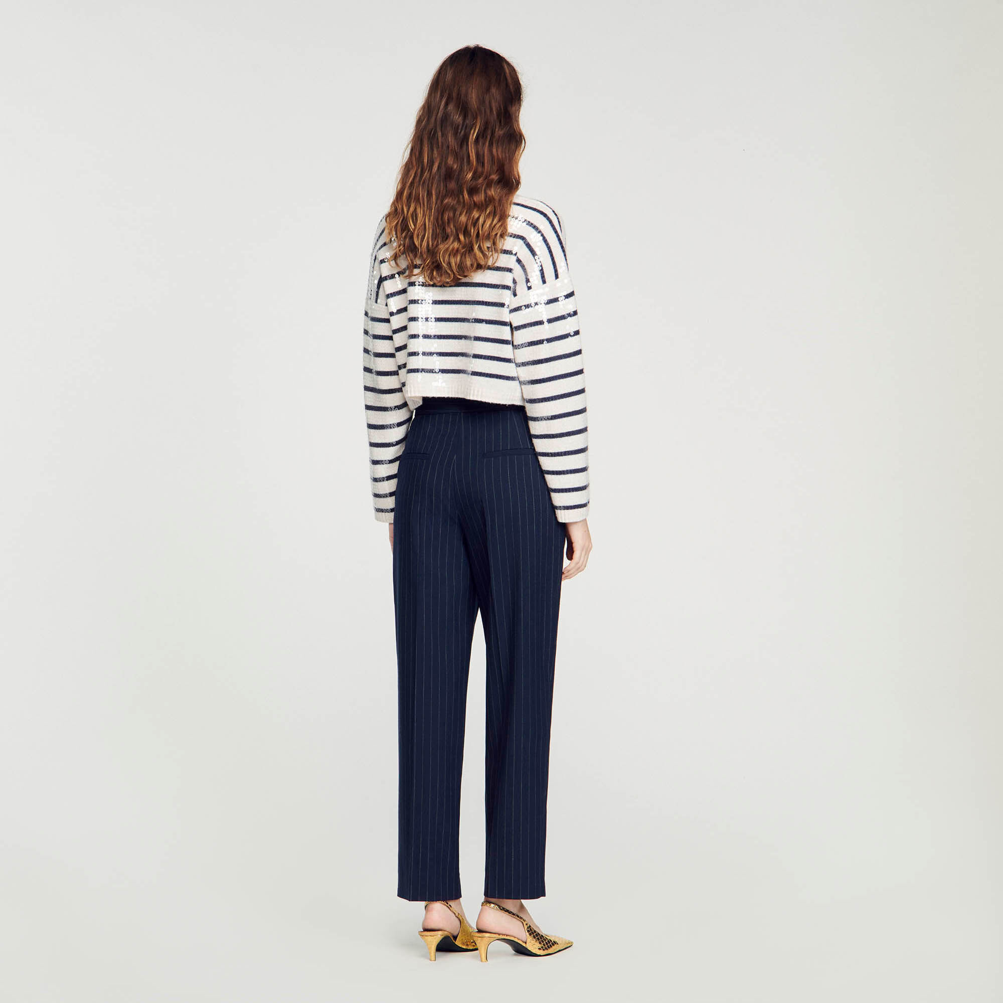 Next top striped trousers