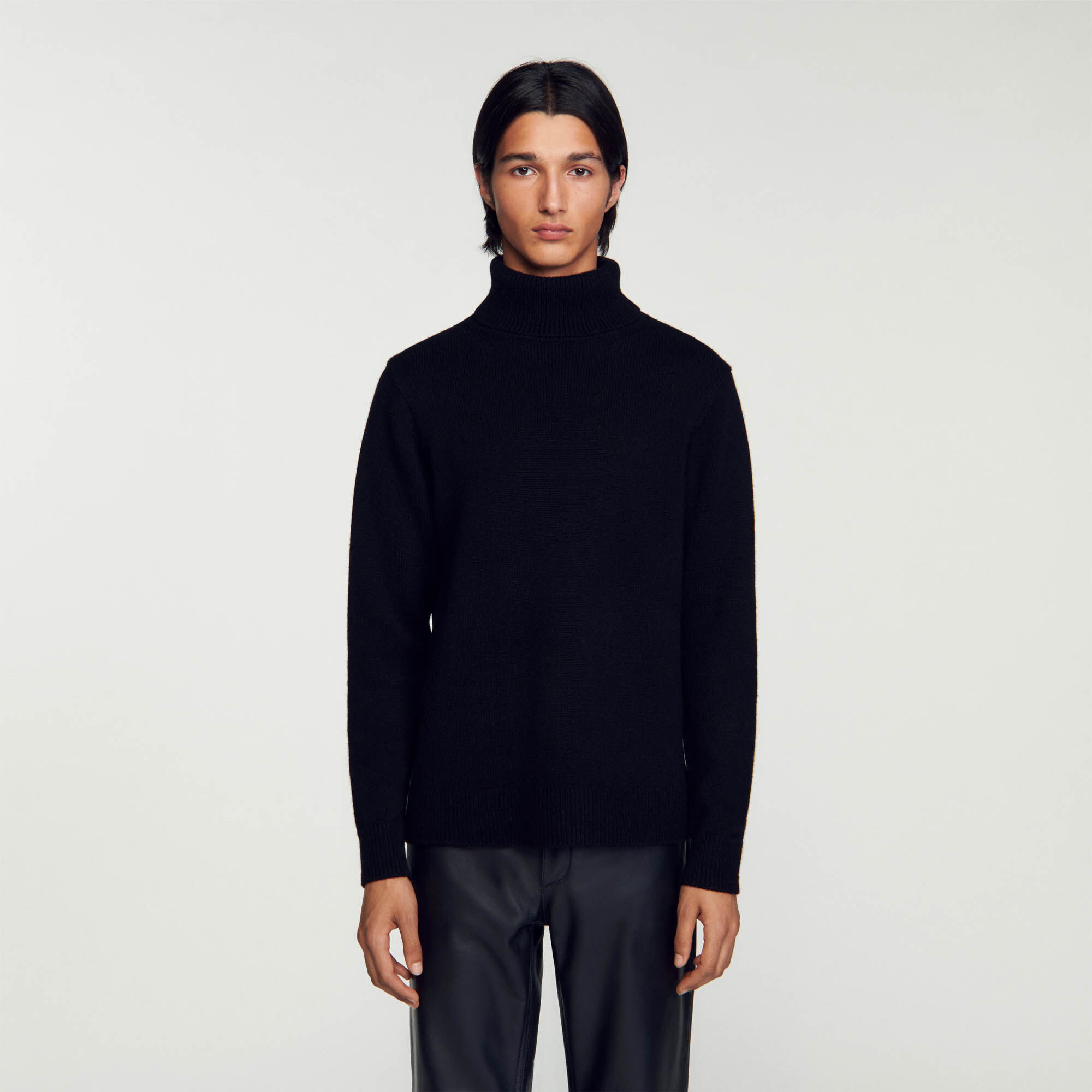 Wool and cashmere turtleneck jumper Sweaters Cardigans