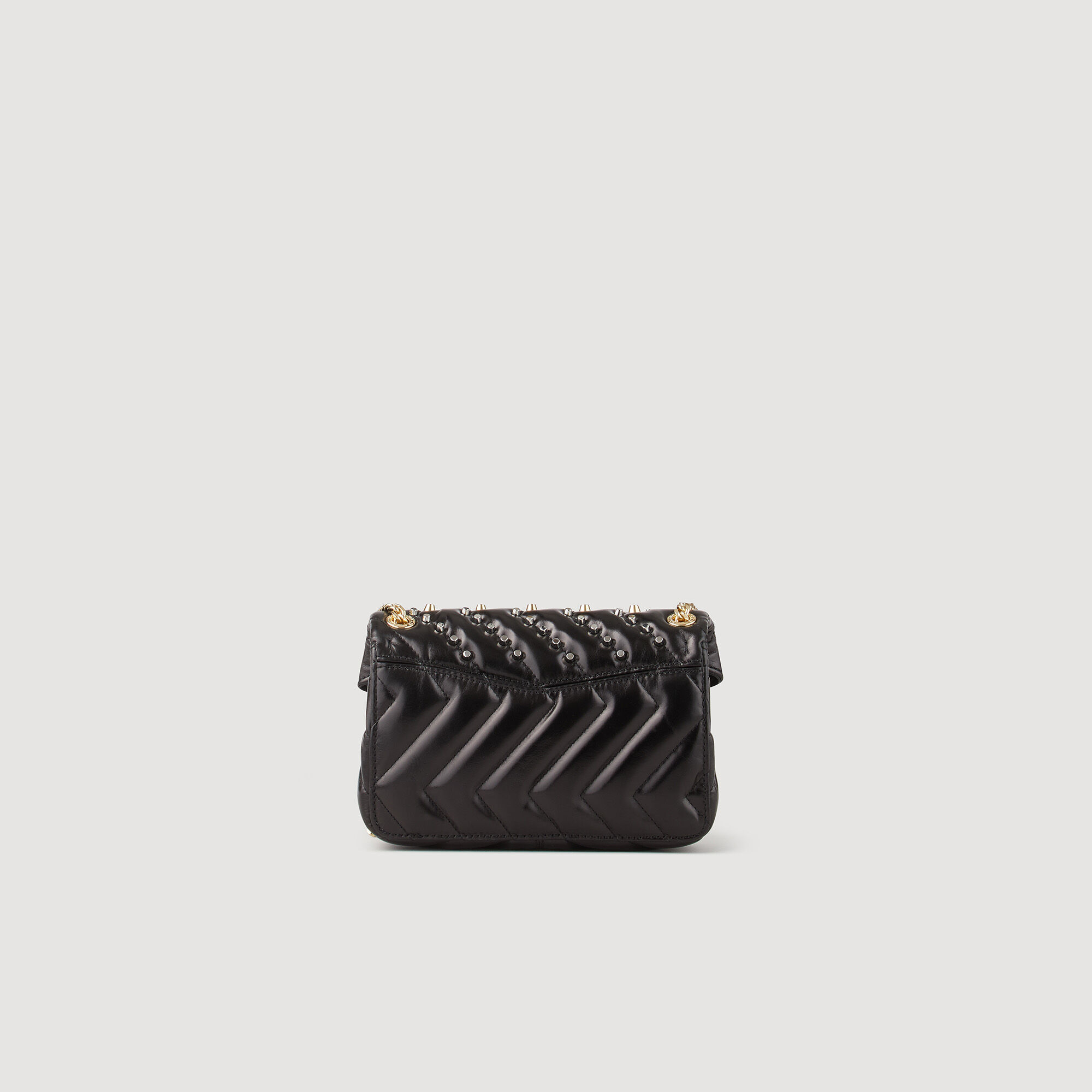Studded black 2025 purse