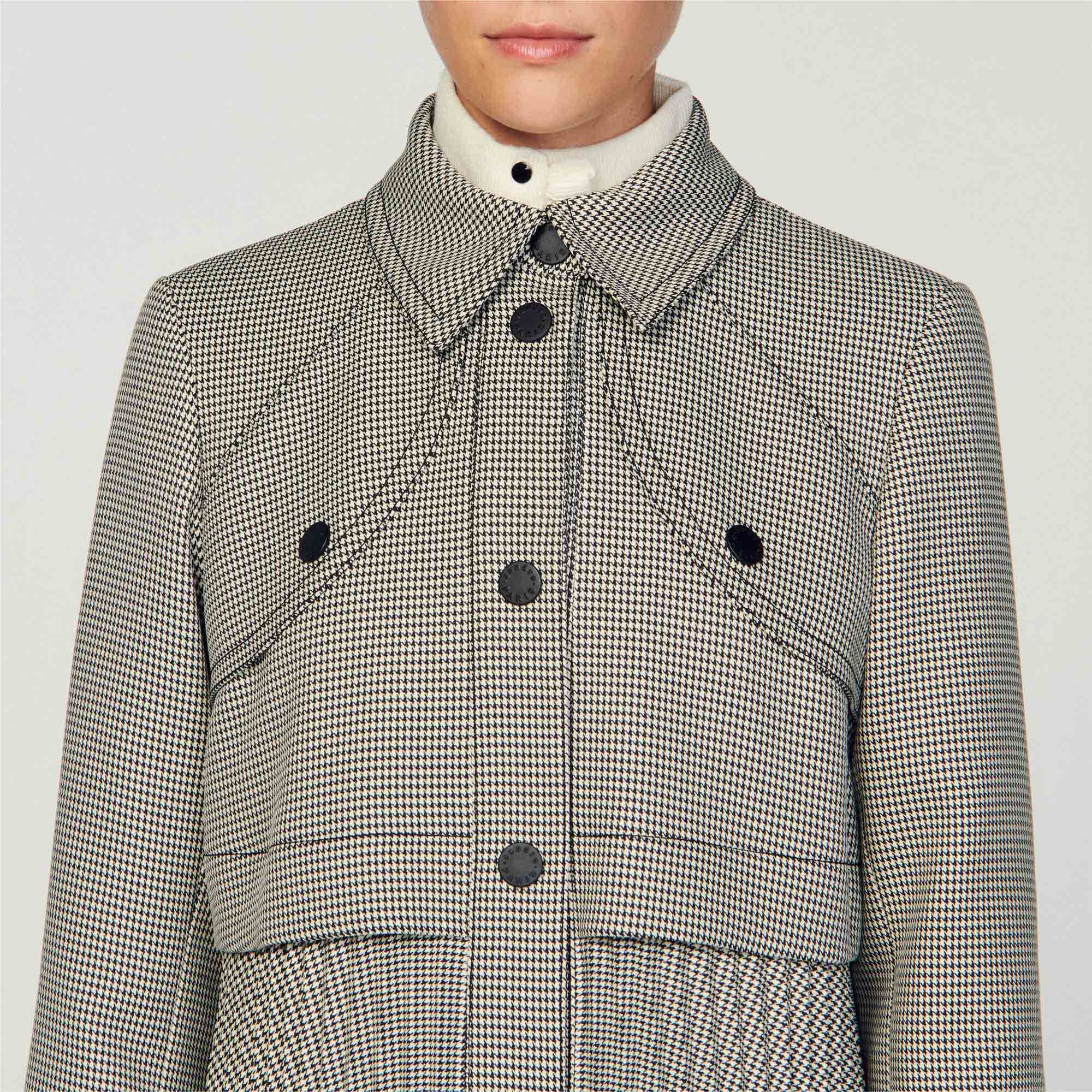Trench coat top sandro femme