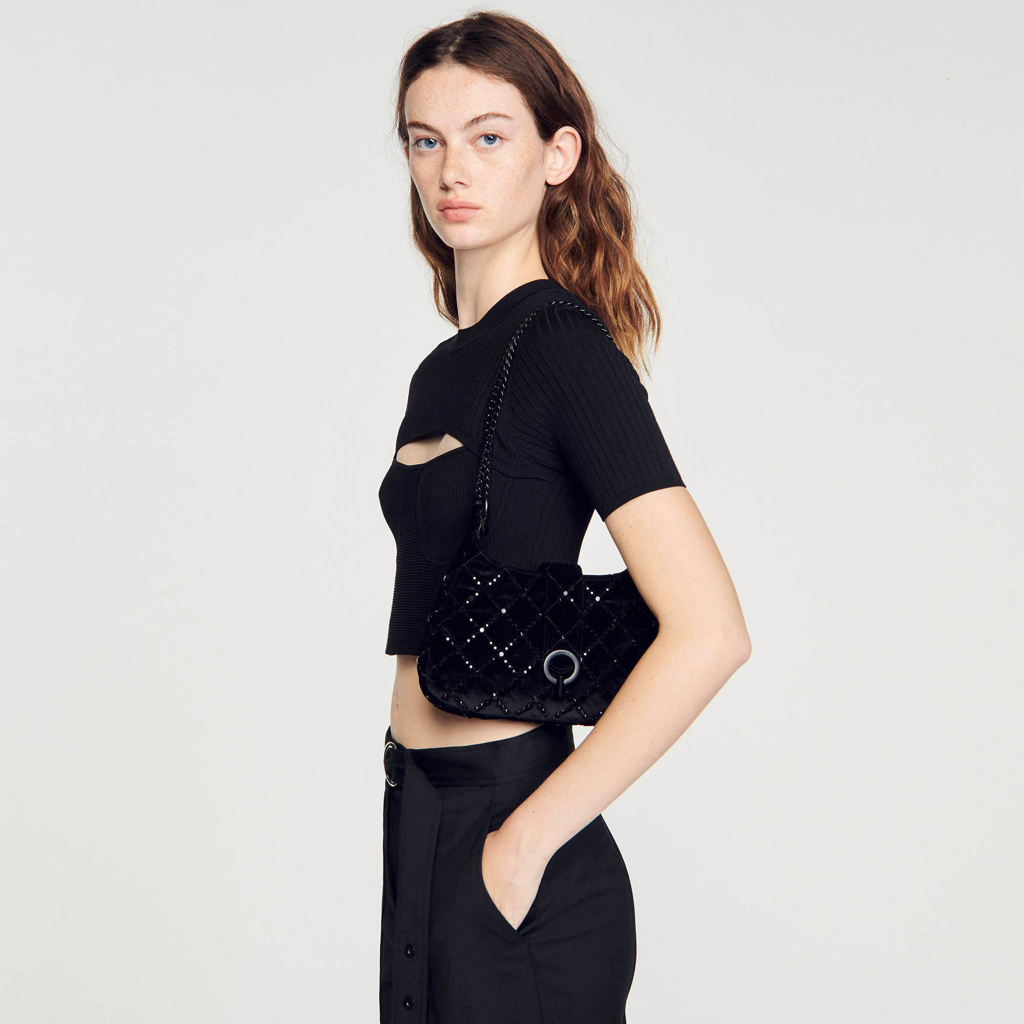 Sac sandro velours hot sale