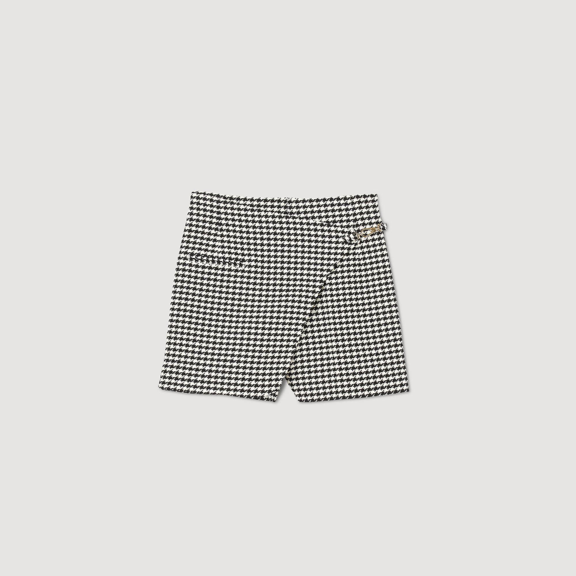 Short pied sale de poule zara
