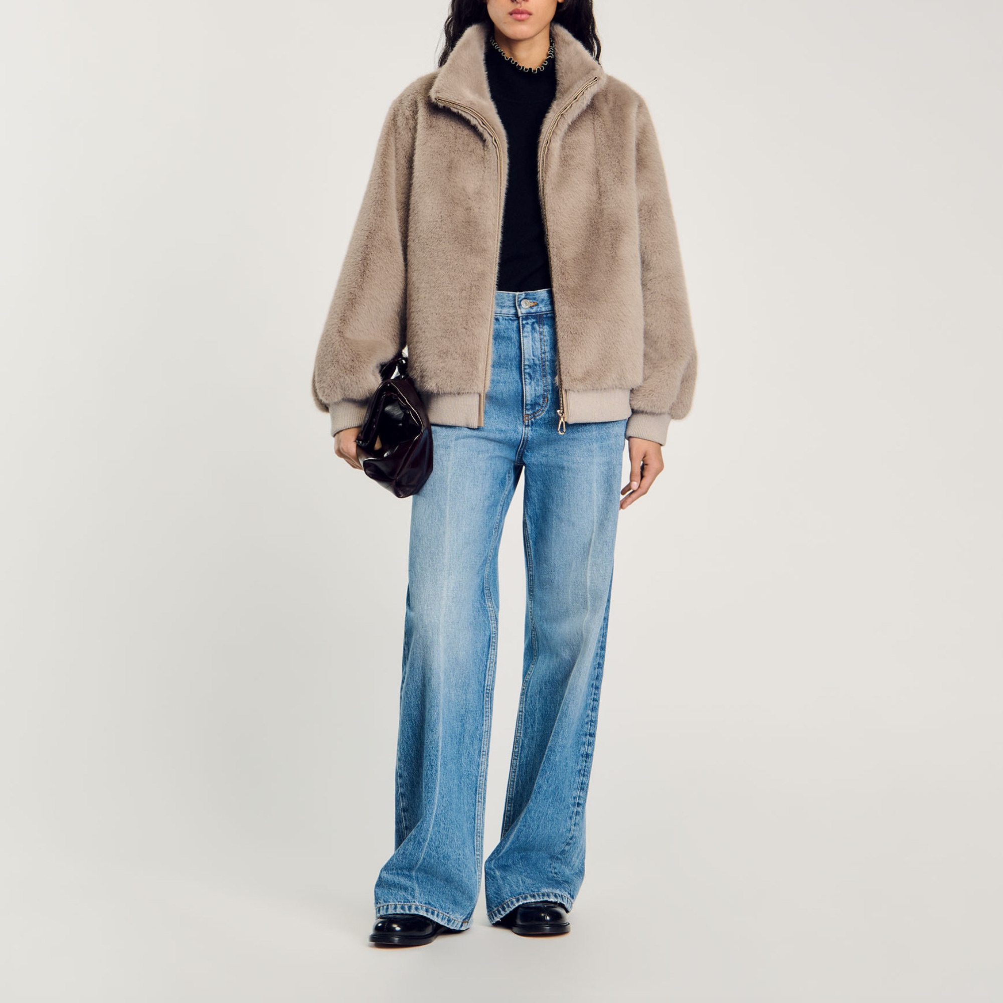 【新品未使用】Carla フラッフィージャケット fluffy jacket CARLA fluffy jacket カーラ フラッフィー ジャケット カーラ